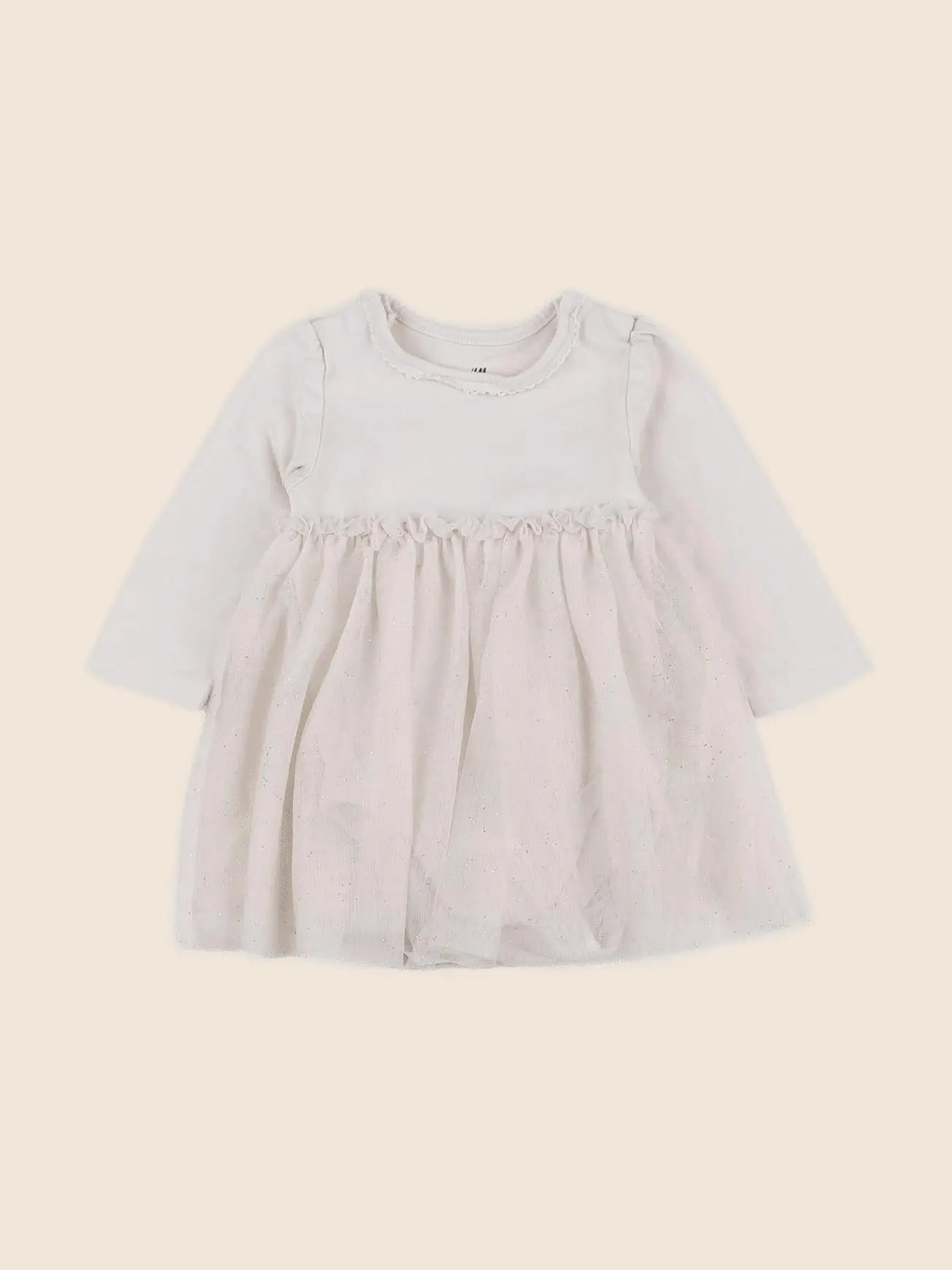 H&M - robe beige - 3 mois