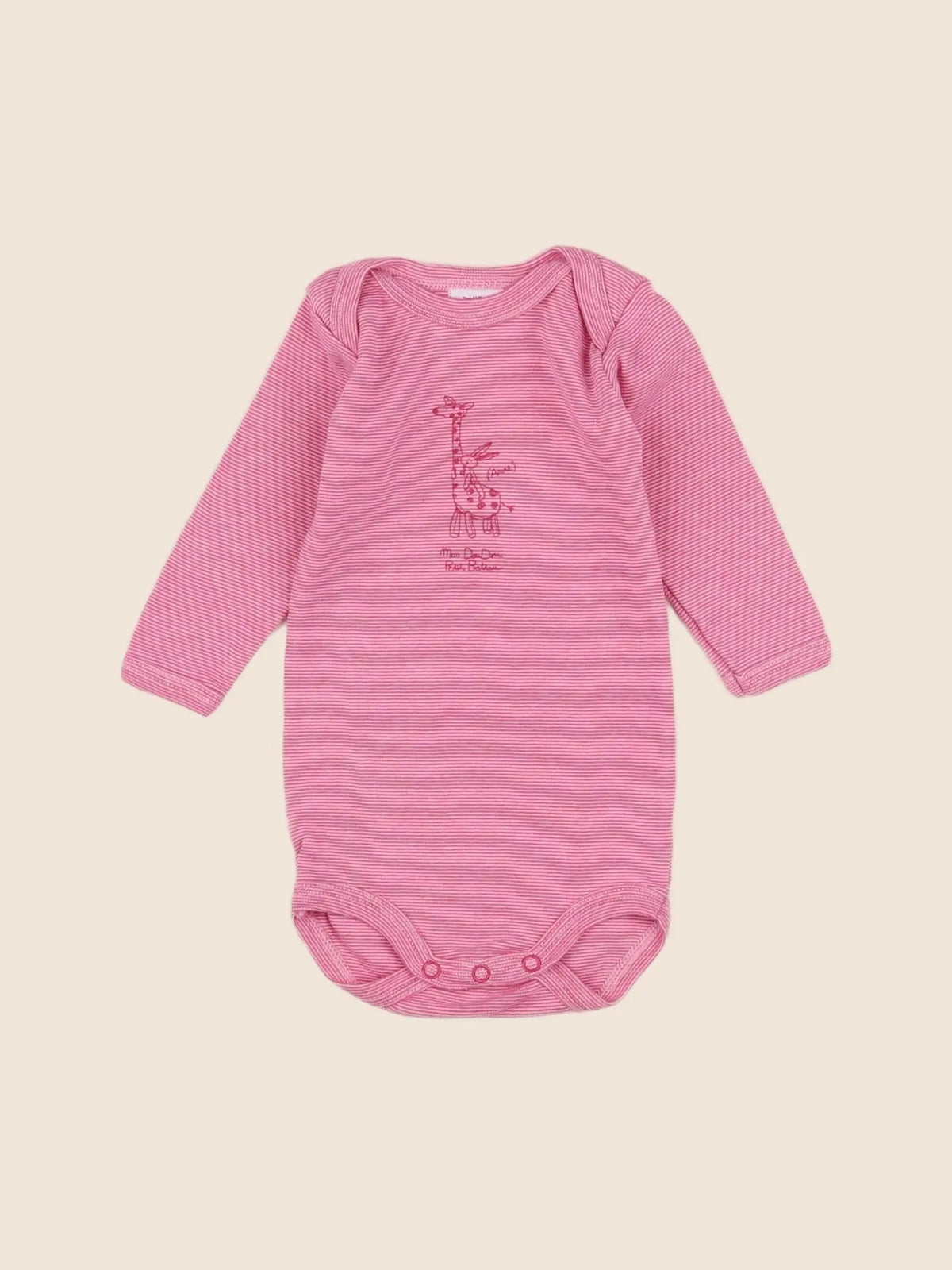 Petit Bateau - body rouge - 3 mois