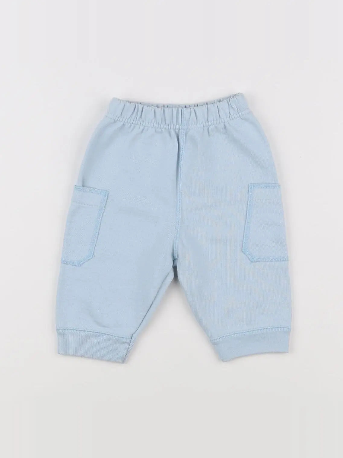 Petit Bateau - pantalon bleu - 3 mois