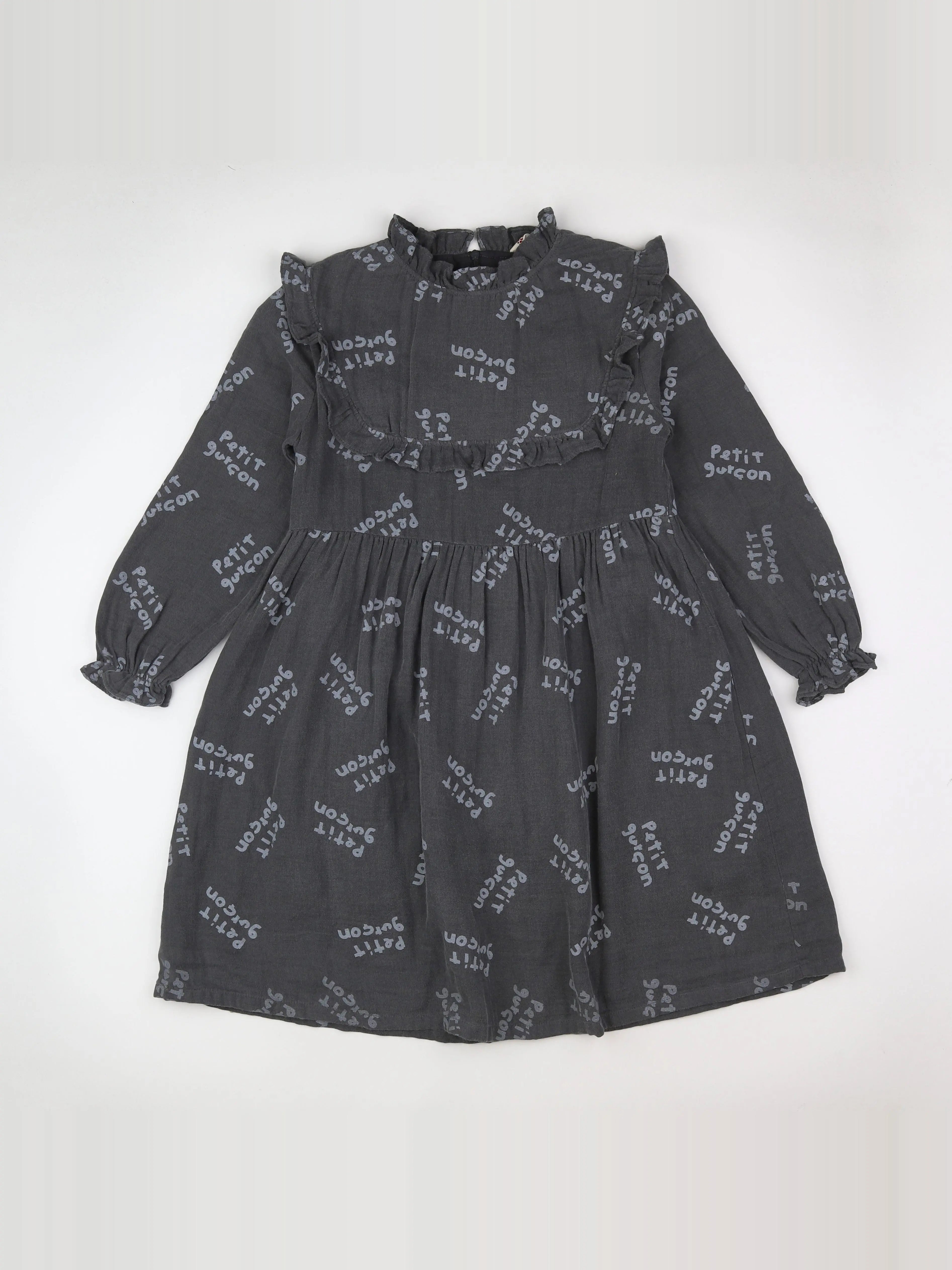 Jellymallow - robe gris, bleu - 10/11 ans