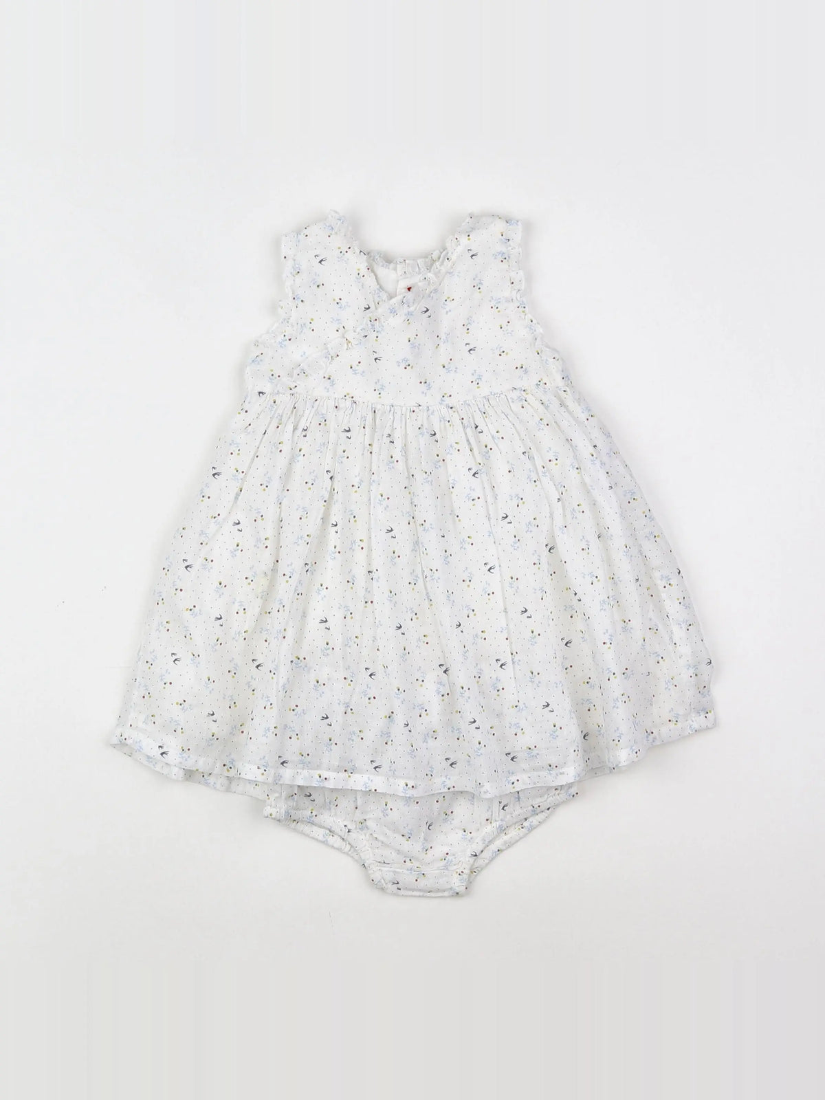 Boutchou - robe blanc - 6 mois