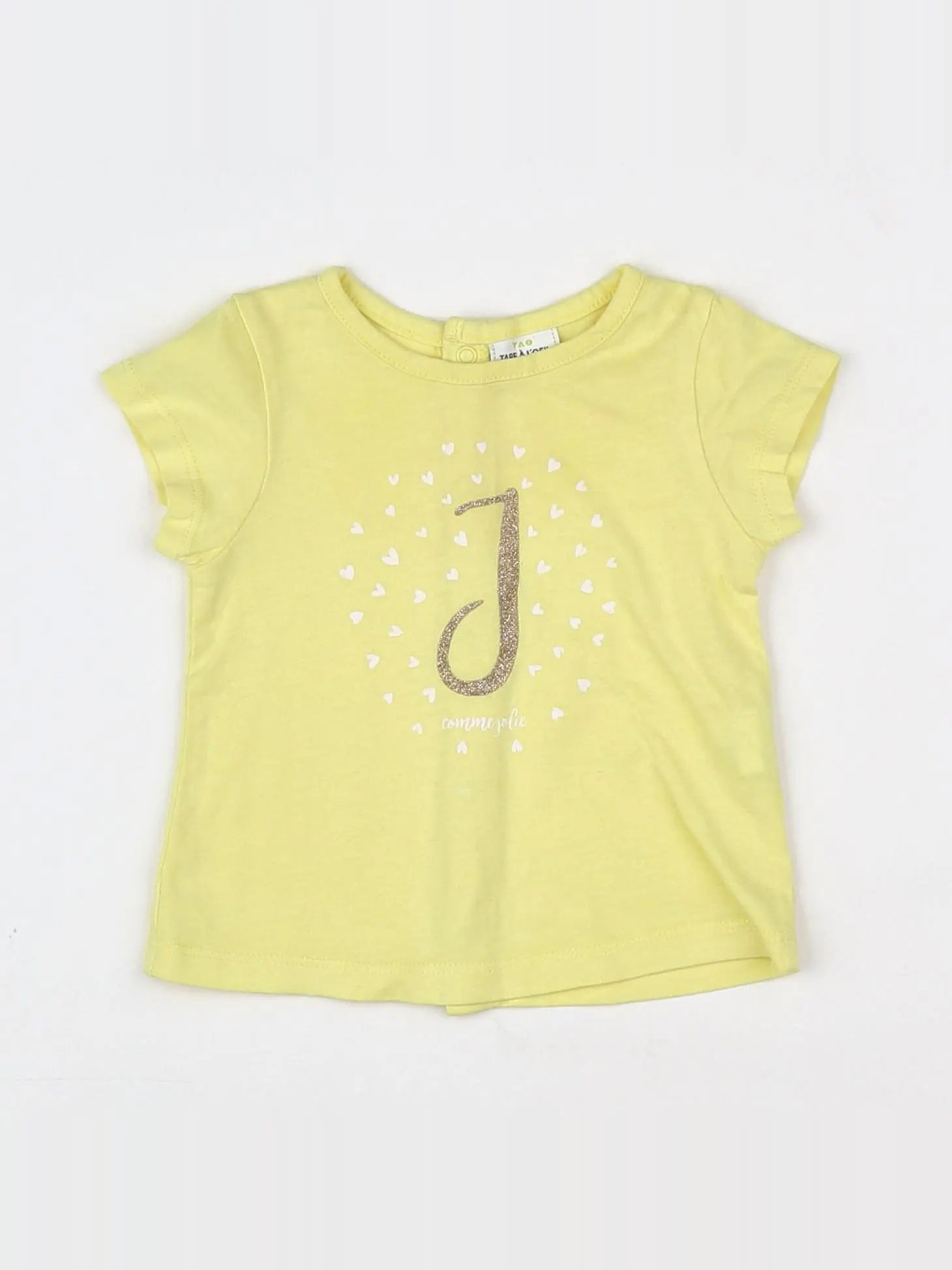 Tape à l'oeil - tee-shirt jaune - 3 mois