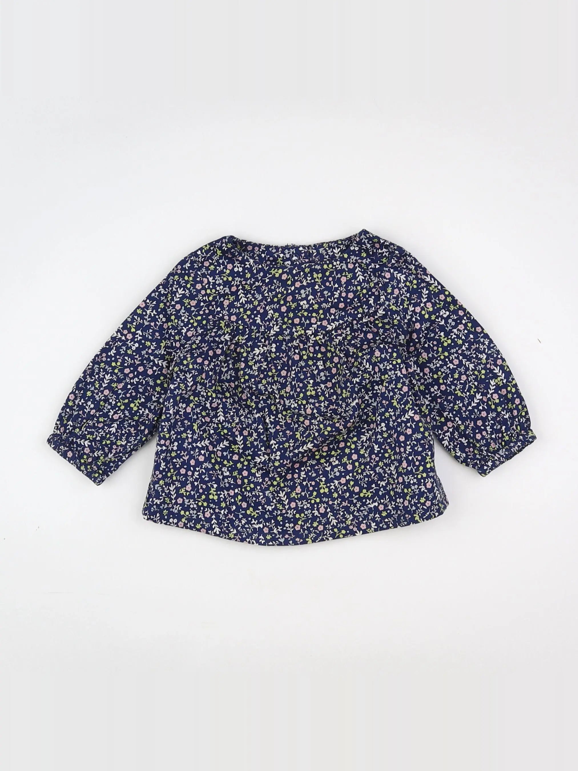 Tape à l'oeil - blouse bleu - 3 mois