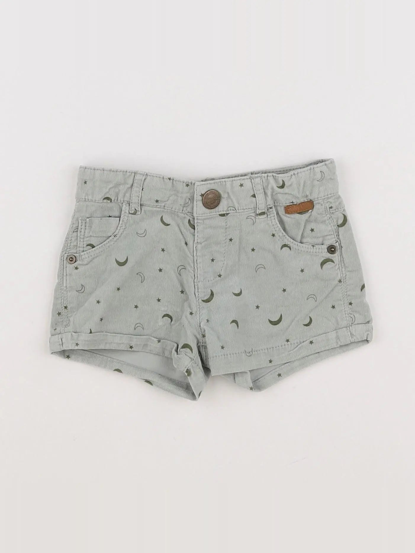 Zara - short vert - 3/6 mois