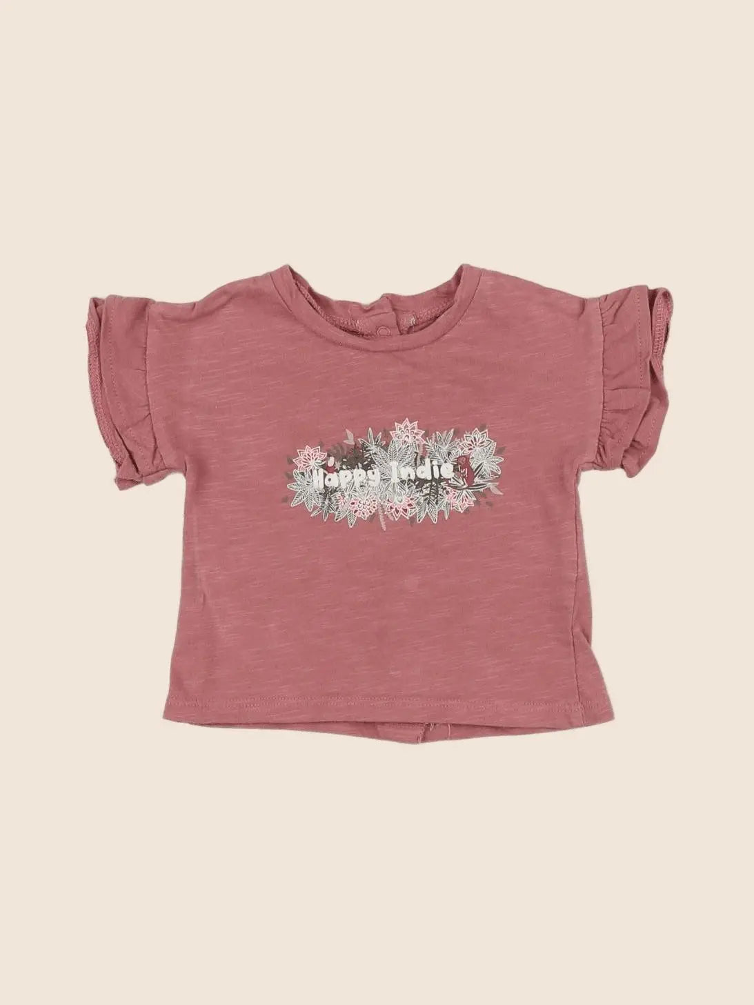 Vertbaudet - tee-shirt rose - 3 mois