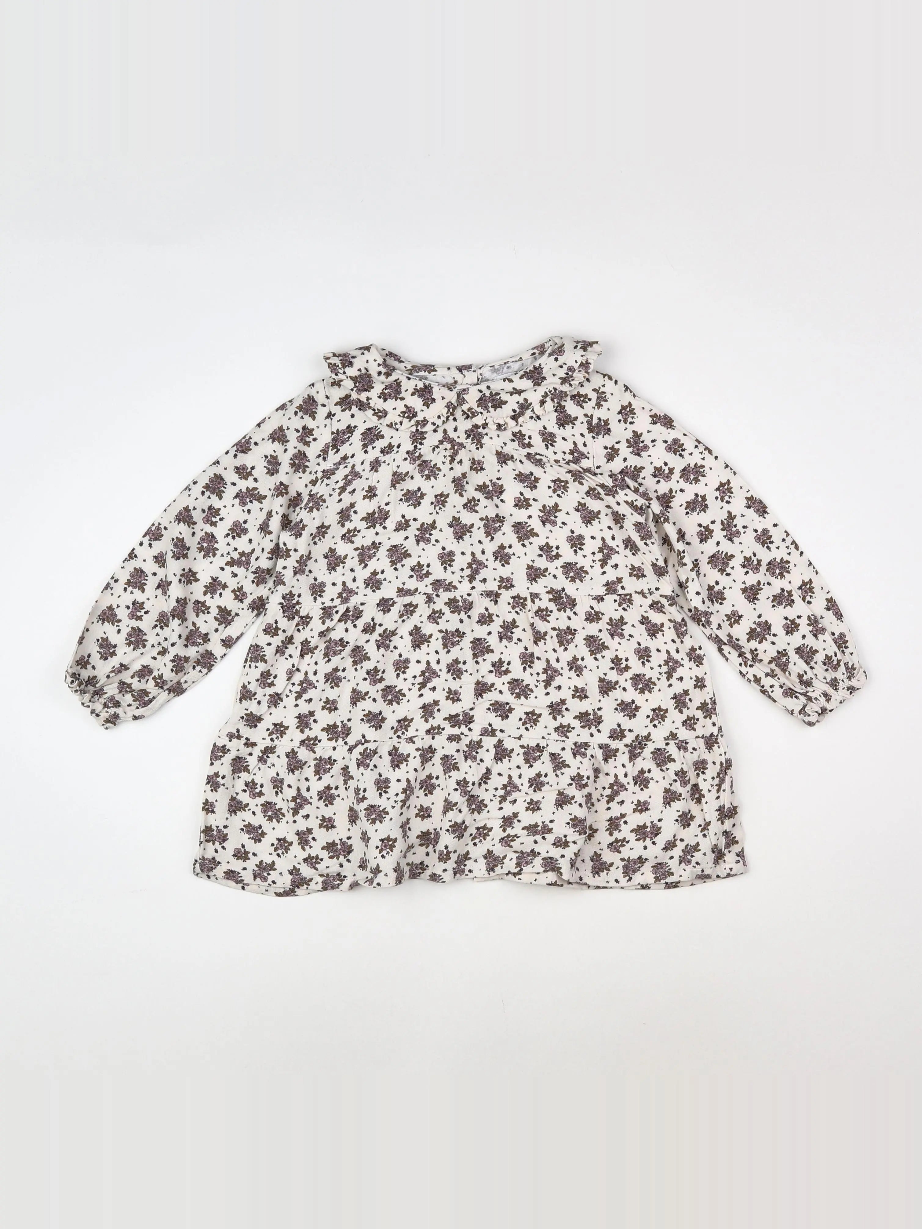 Vertbaudet - robe beige - 2 ans