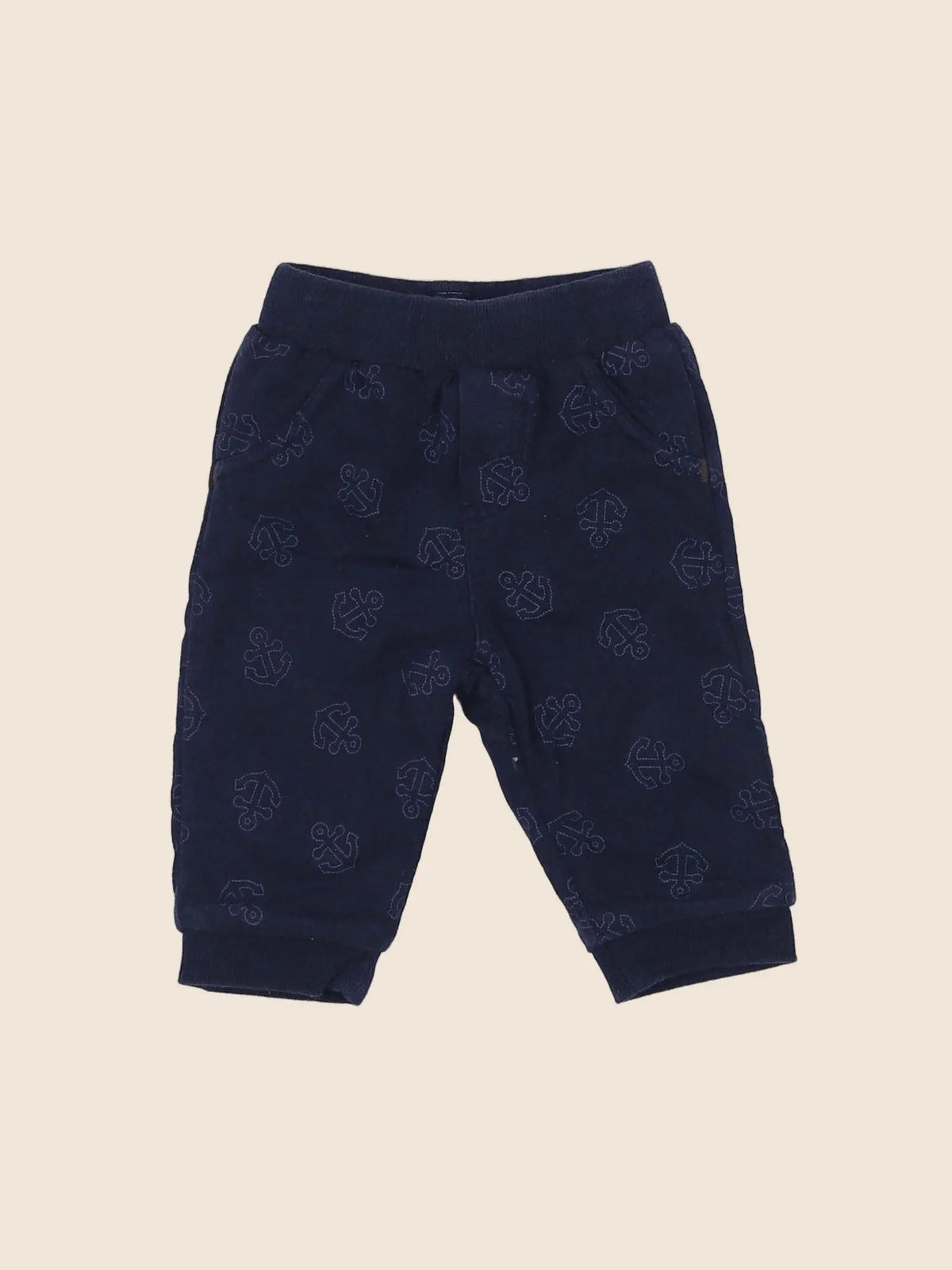 Terre de marins - jogging bleu - 3 mois