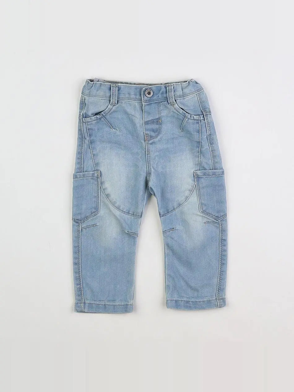 Tape à l'oeil - pantalon bleu - 9 mois
