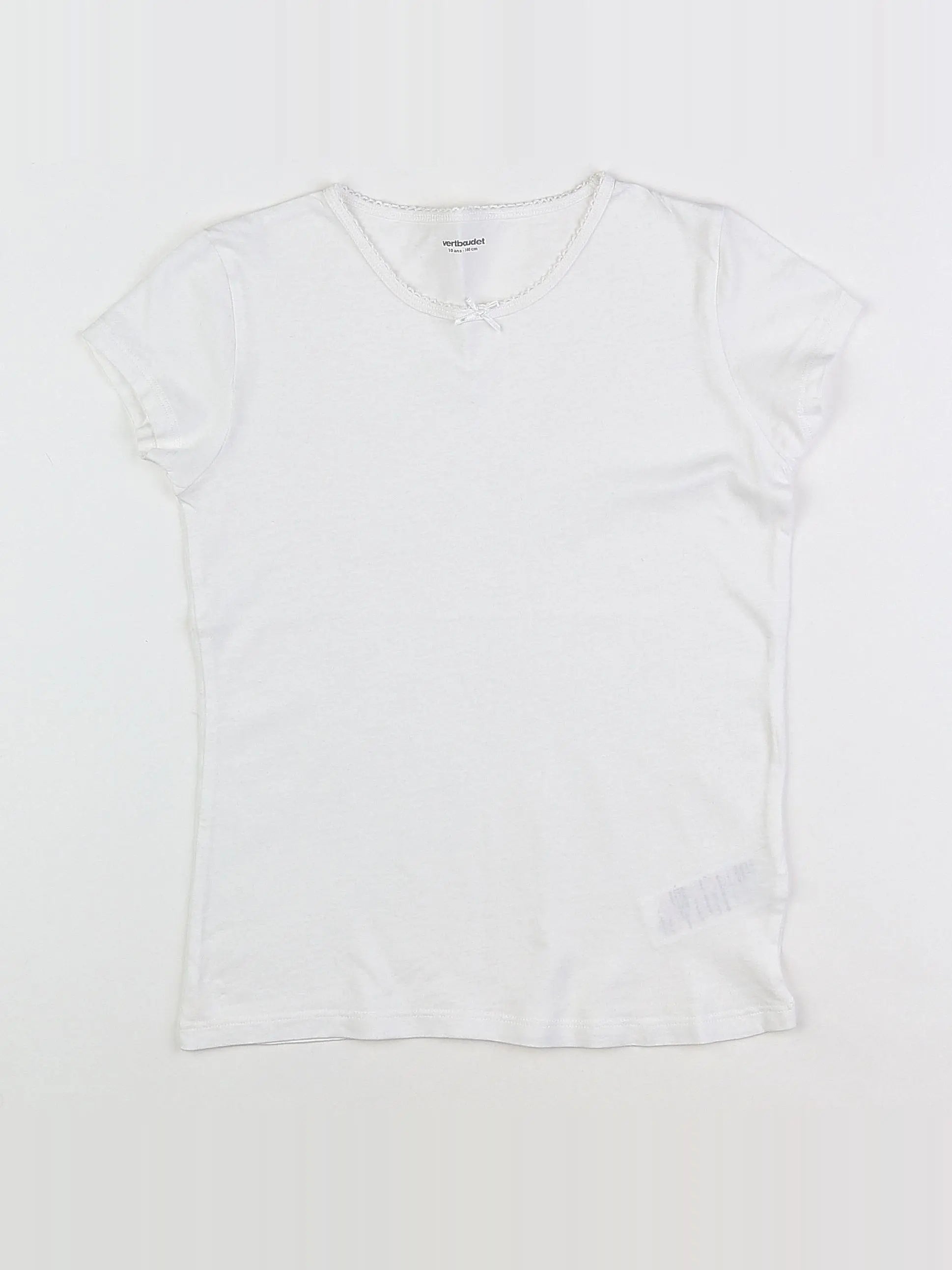 Vertbaudet - maillot de corps blanc - 10 ans