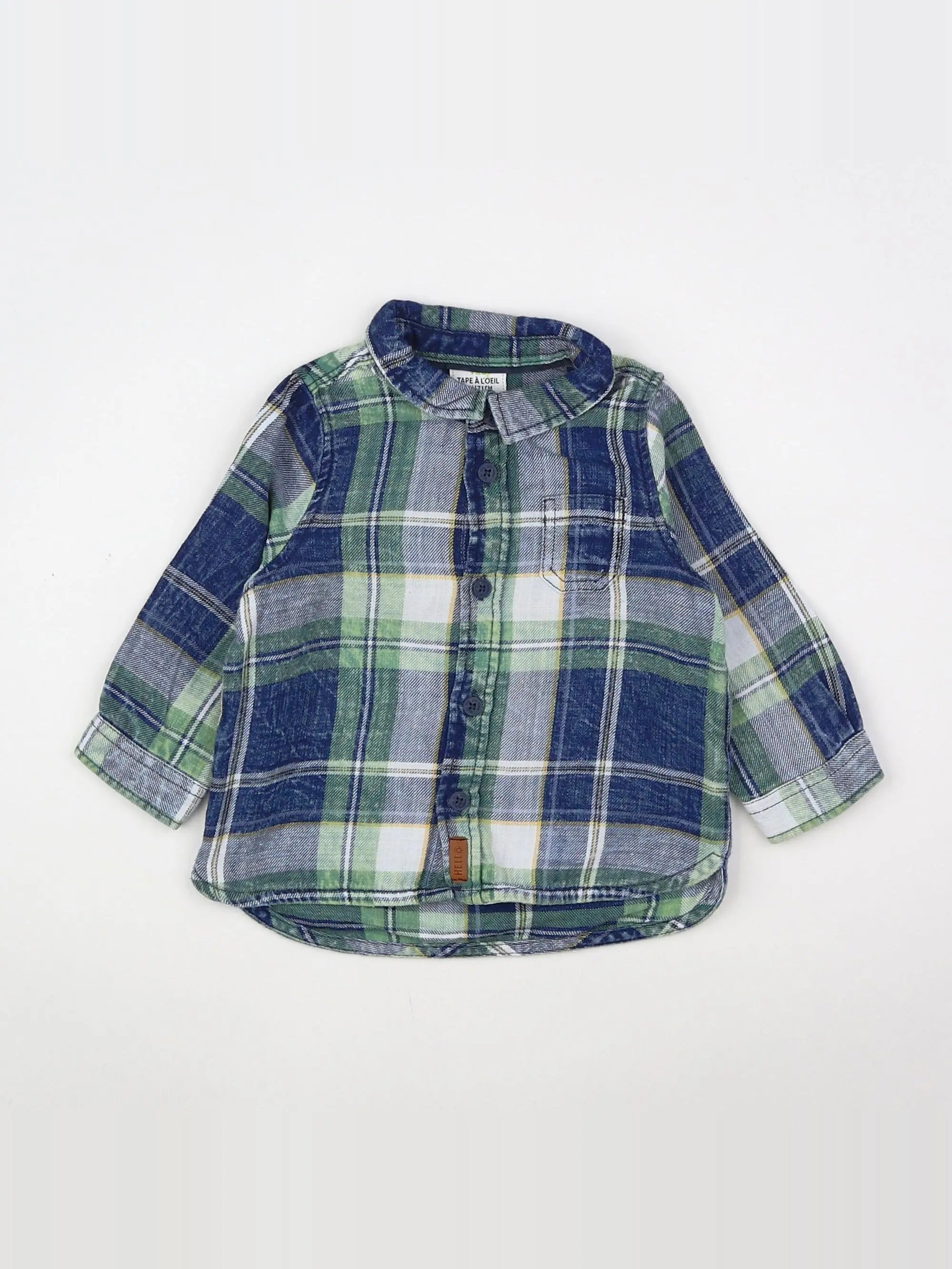 Tape à l'oeil - chemise multicolore - 9 mois