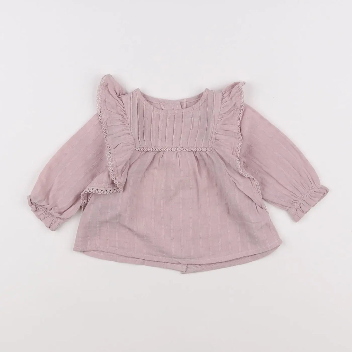 Vertbaudet - blouse rose - 3 mois