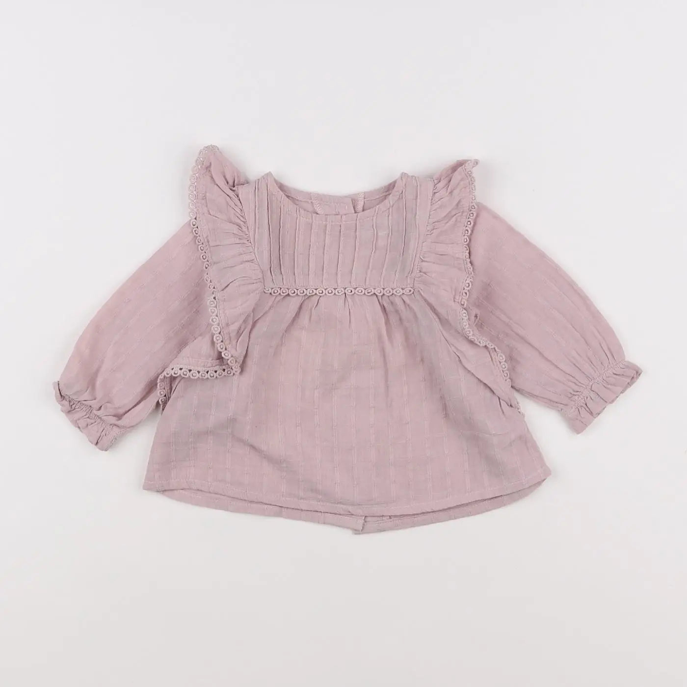 Vertbaudet - blouse rose - 3 mois