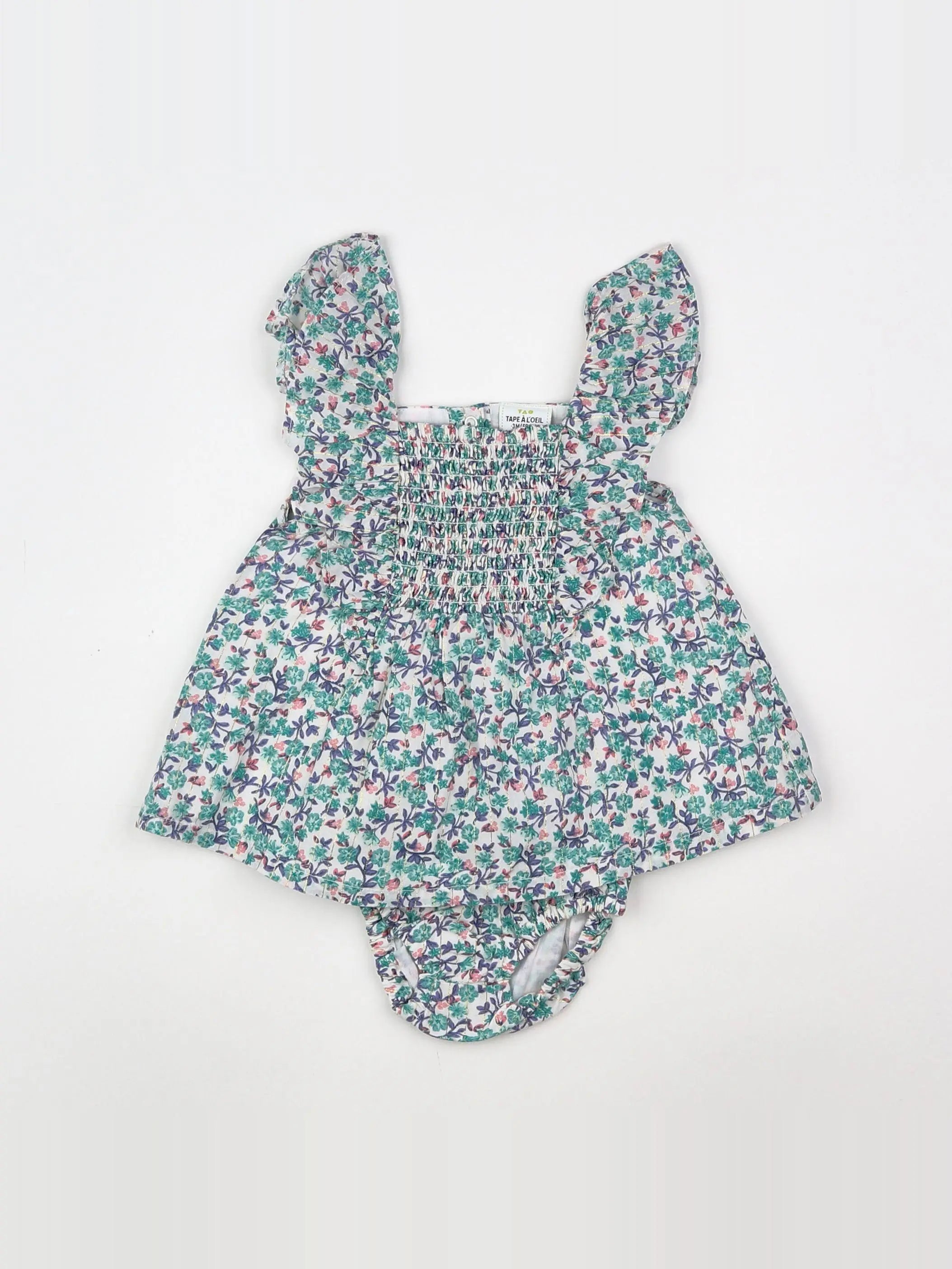 Tape à l'oeil - robe multicolore - 3 mois