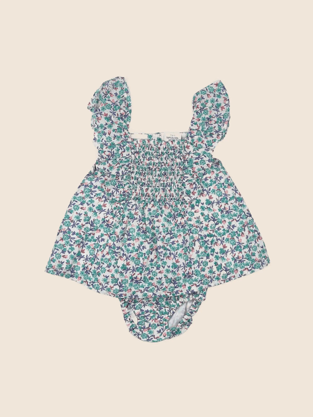 Tape à l'oeil - robe multicolore - 3 mois
