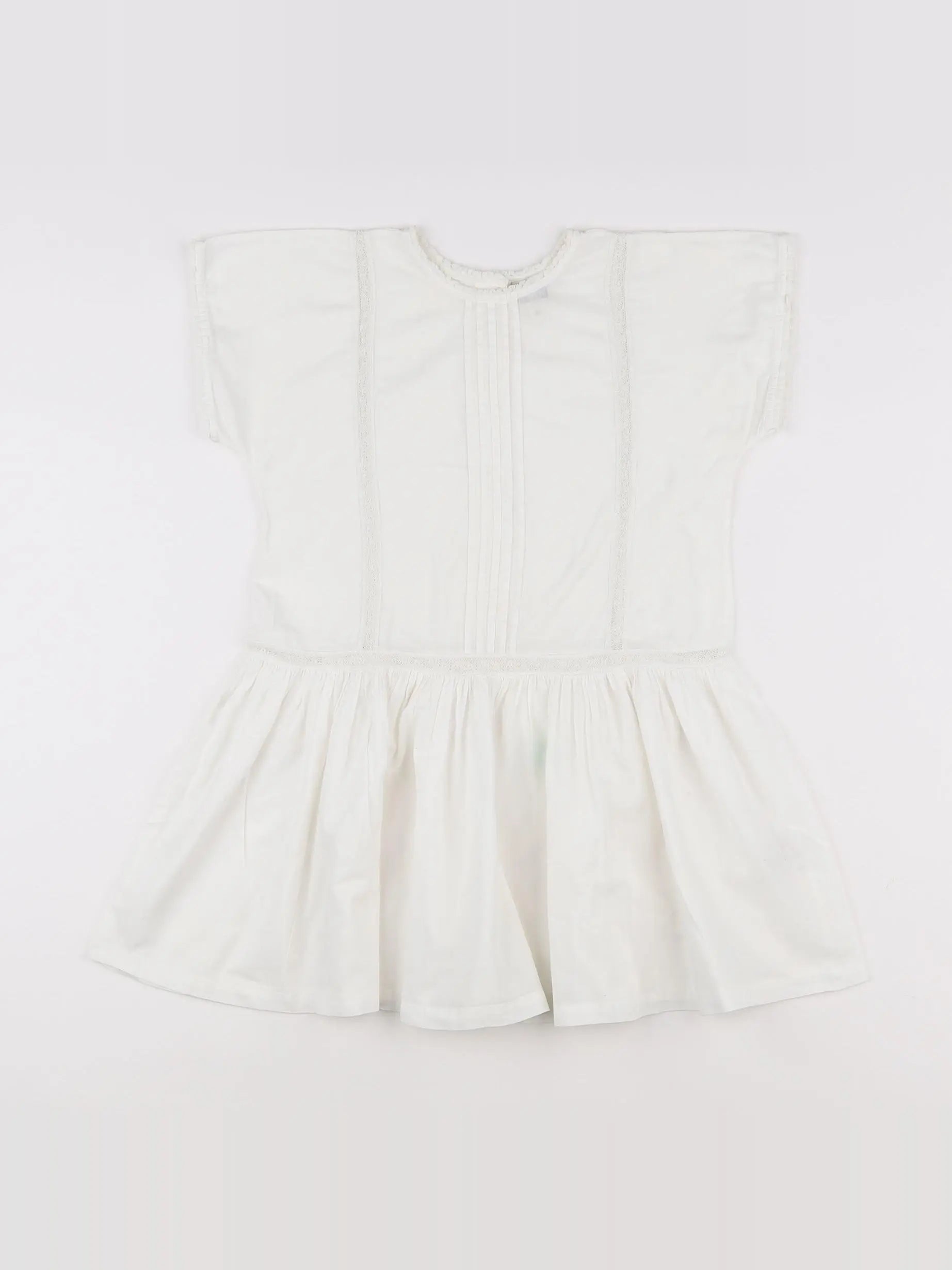 Bonton - robe blanc - 6 ans