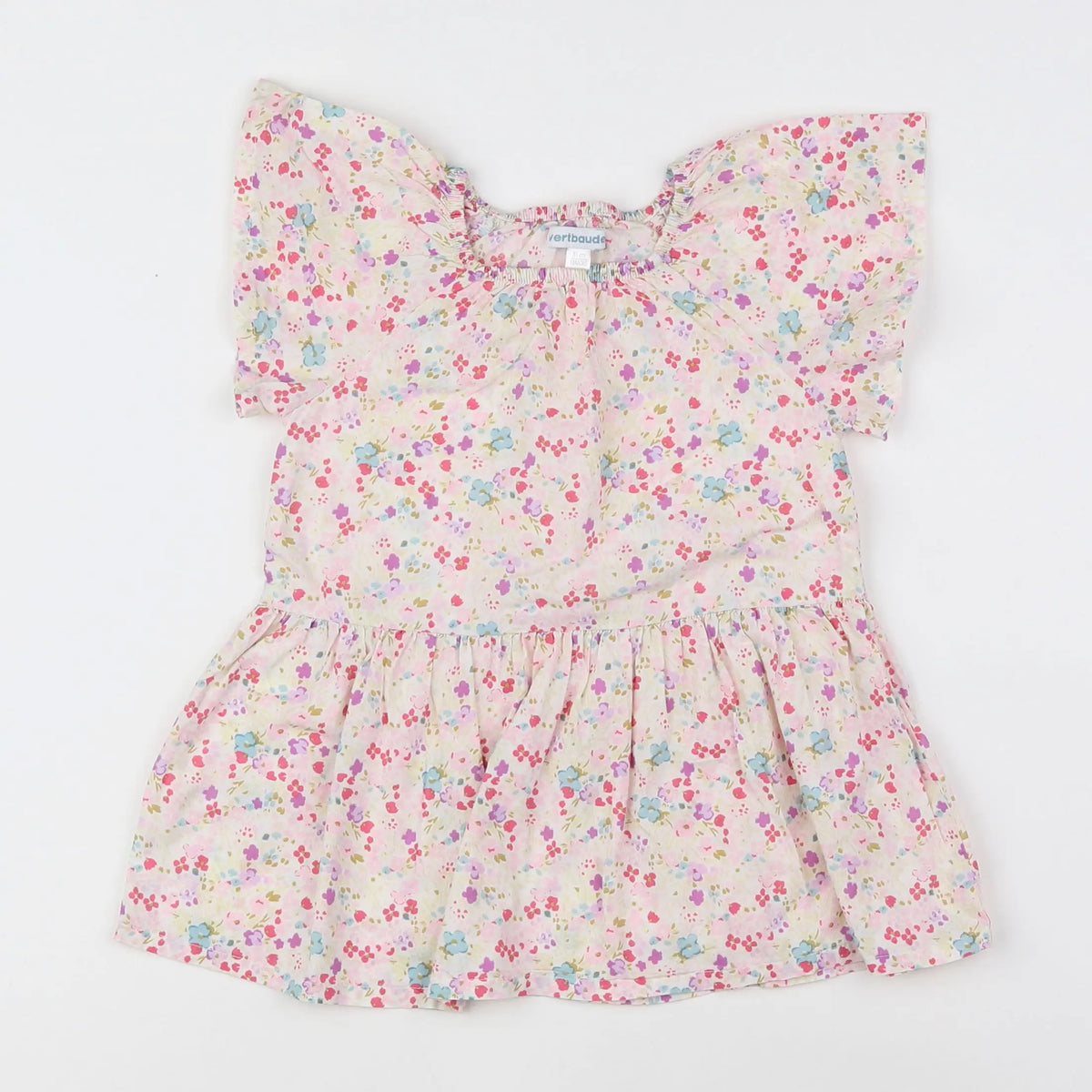 Vertbaudet - robe multicolore - 18 mois