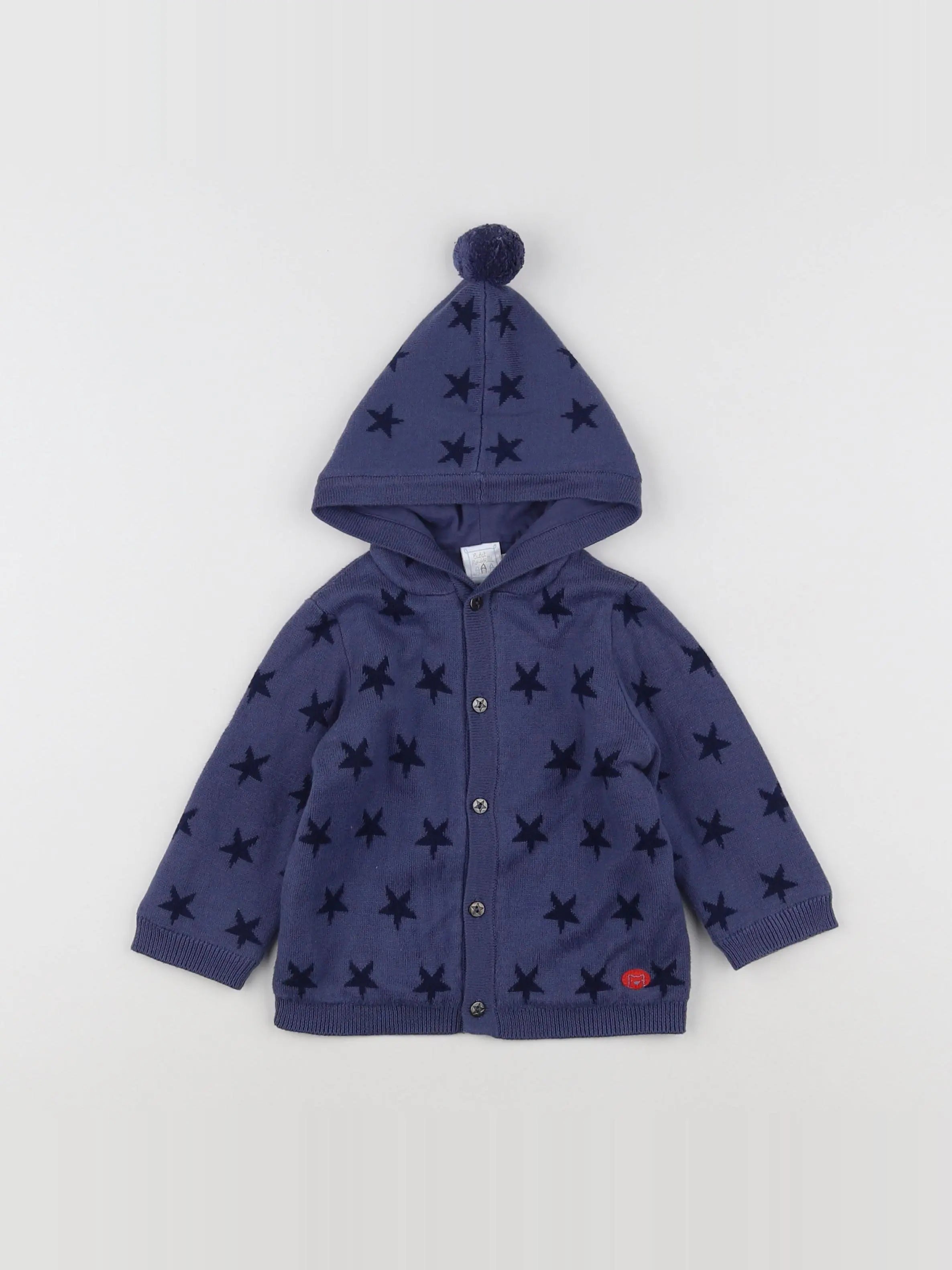 Cadet Rousselle - gilet bleu - 6 mois