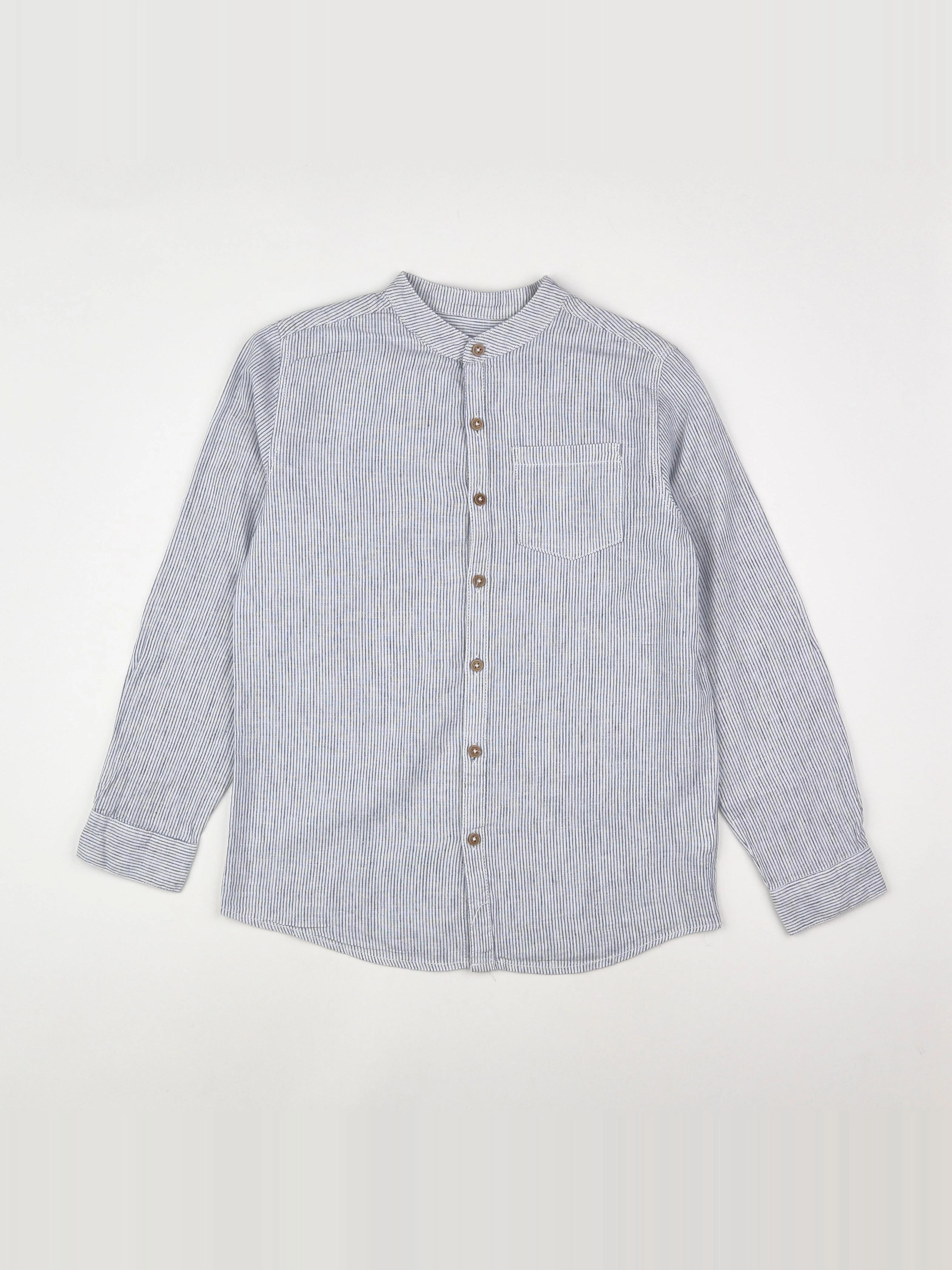 Monoprix - chemise bleu - 10 ans