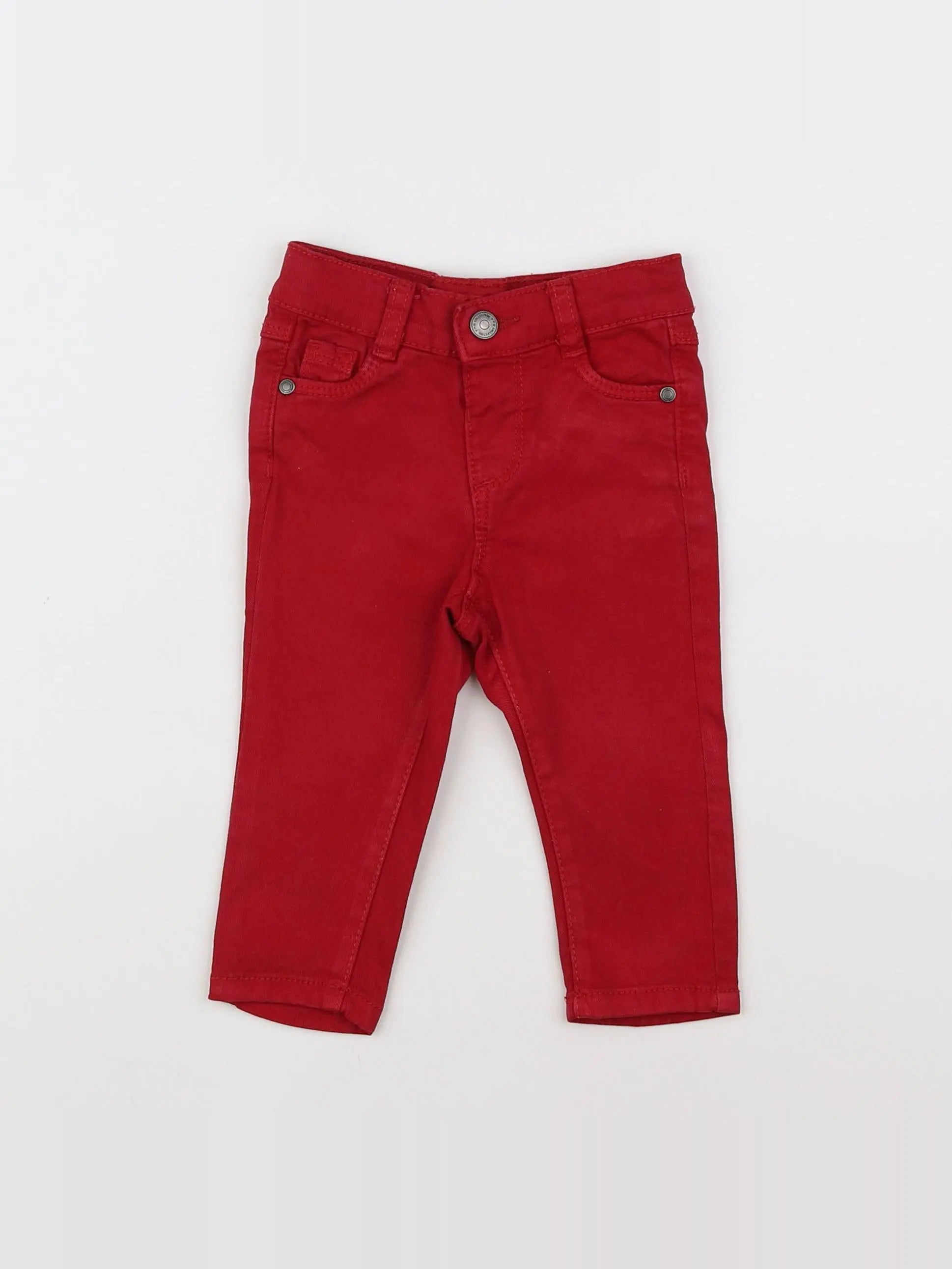 Tape à l'oeil - pantalon rouge - 6 mois