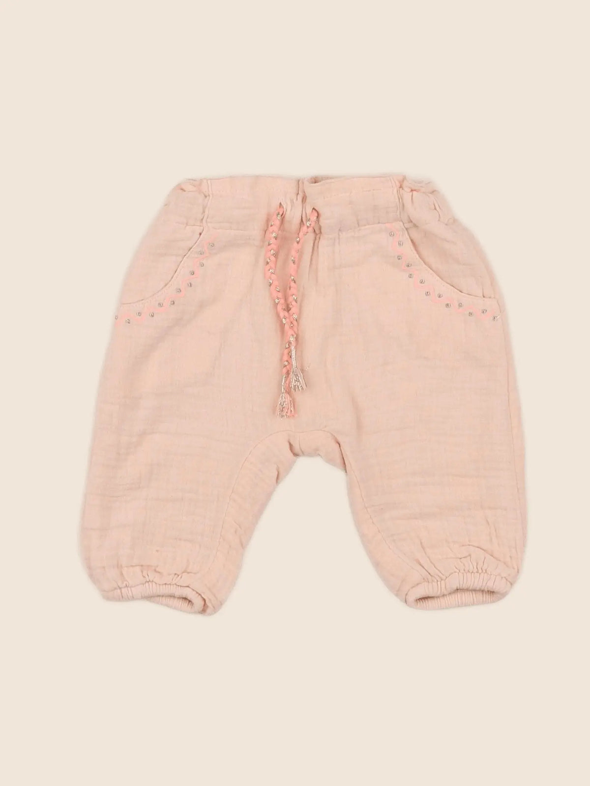 Tape à l'oeil - pantalon rose - 3 mois