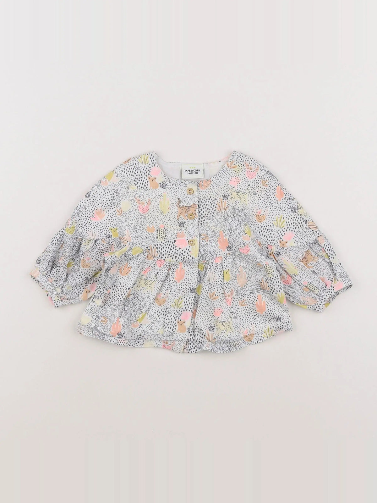 Tape à l'oeil - blouse multicolore - 3 mois