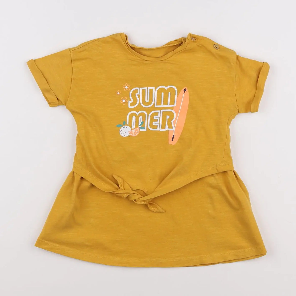 Vertbaudet - robe jaune - 2 ans