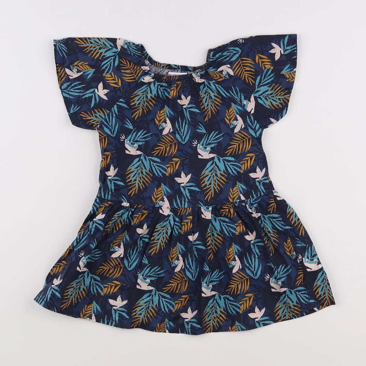 Vertbaudet - robe bleu - 2 ans