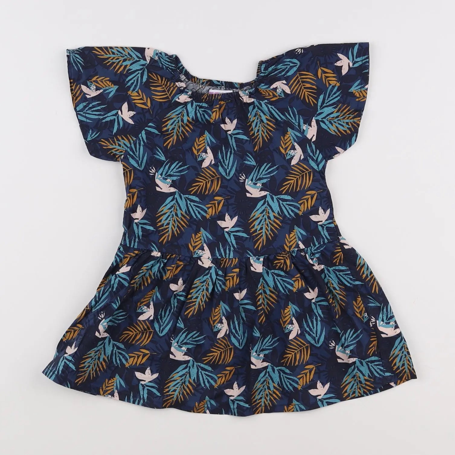 Vertbaudet - robe bleu - 2 ans