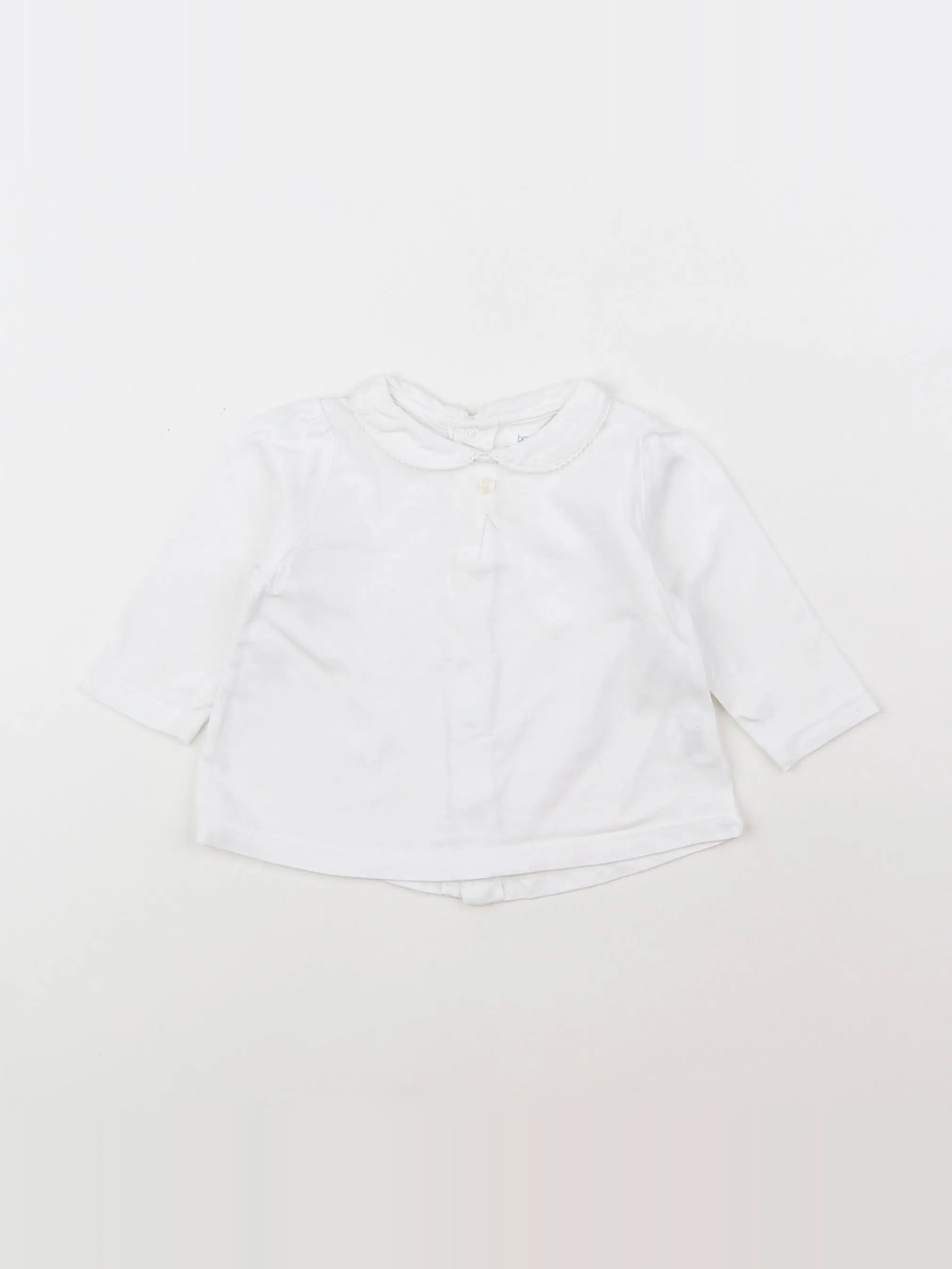 Boutchou - tee-shirt blanc - 6 mois