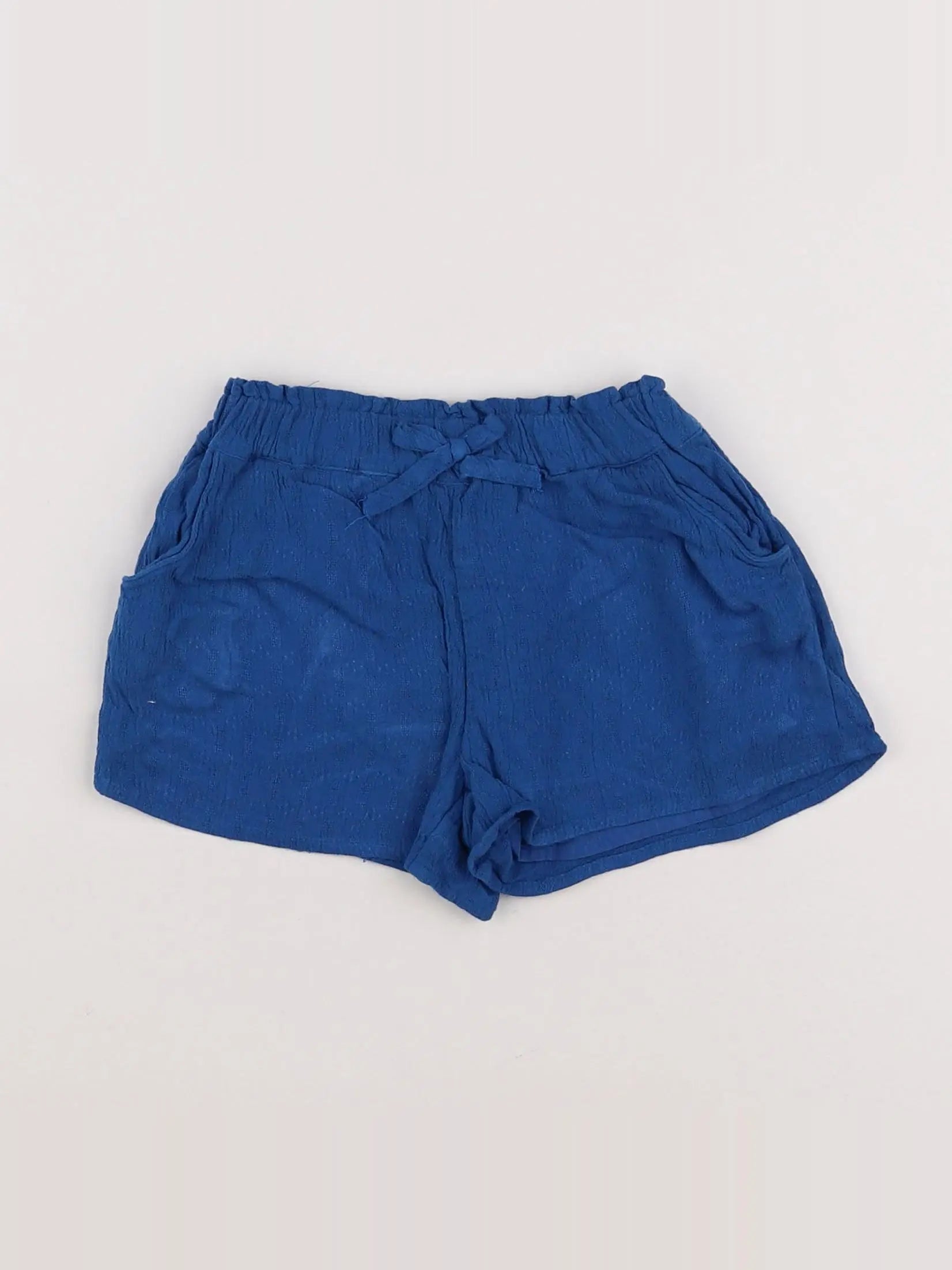 Next - short bleu - 6/9 mois