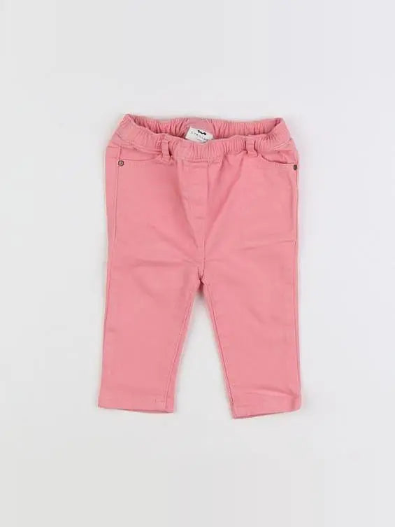 Cyrillus - jegging rose - 9 mois