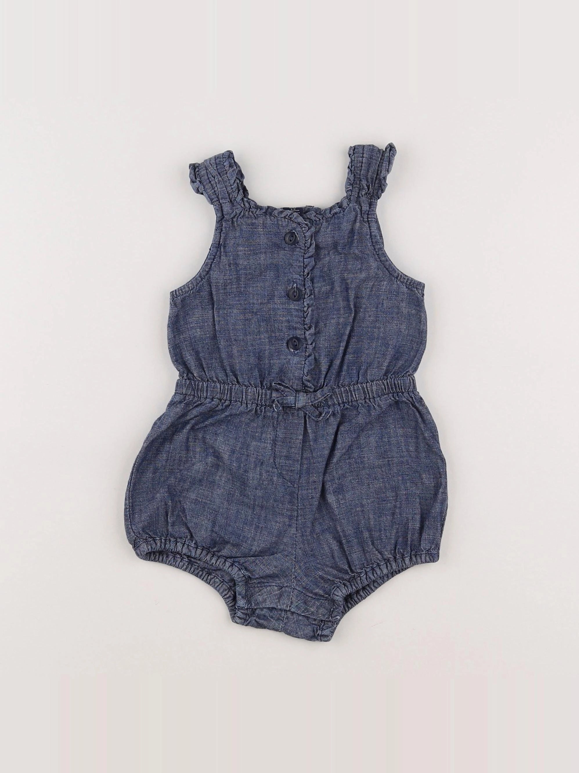 GAP - combinaison bleu - 6/12 mois