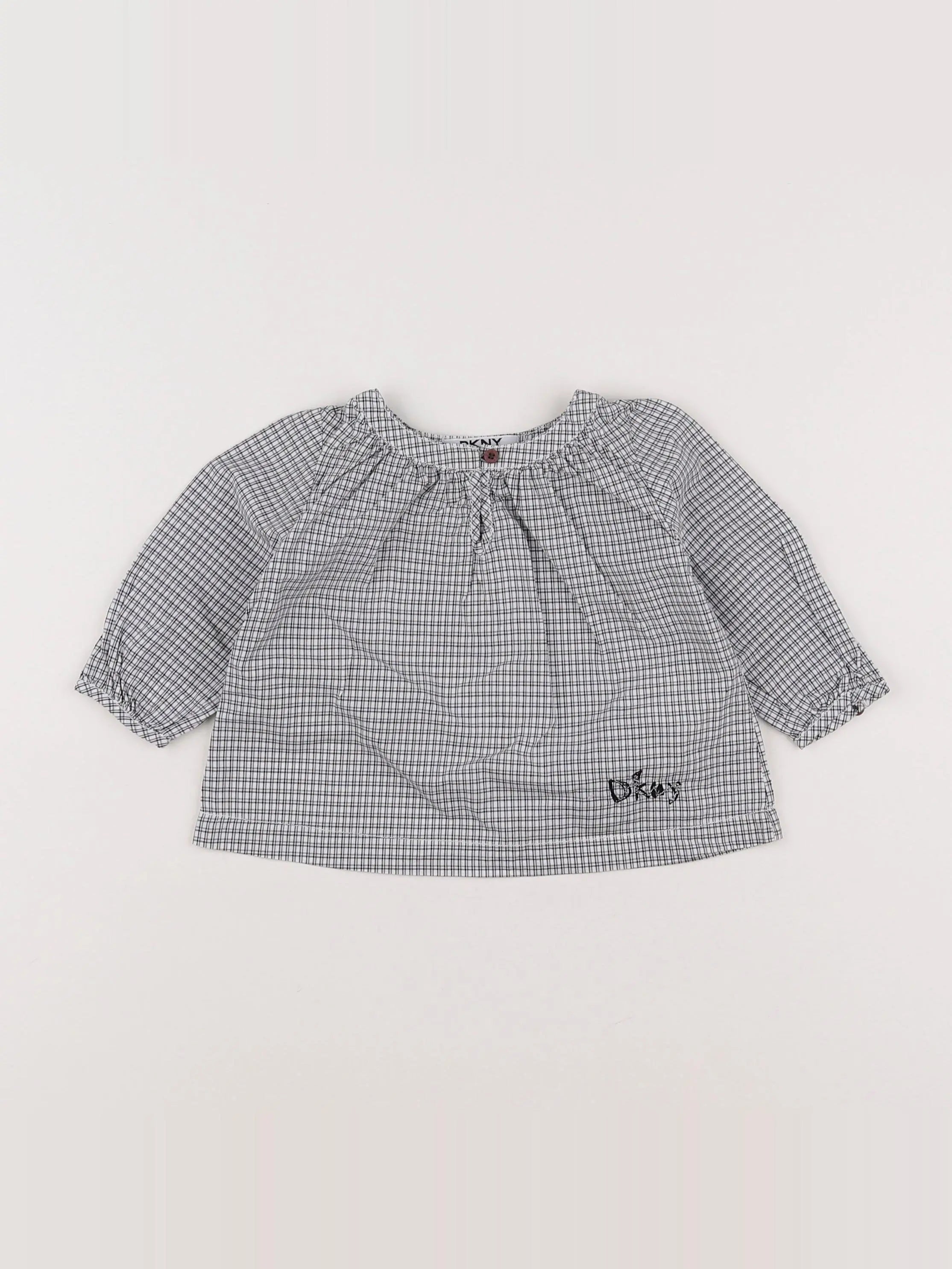 Dkny - blouse blanc, gris - 6 mois