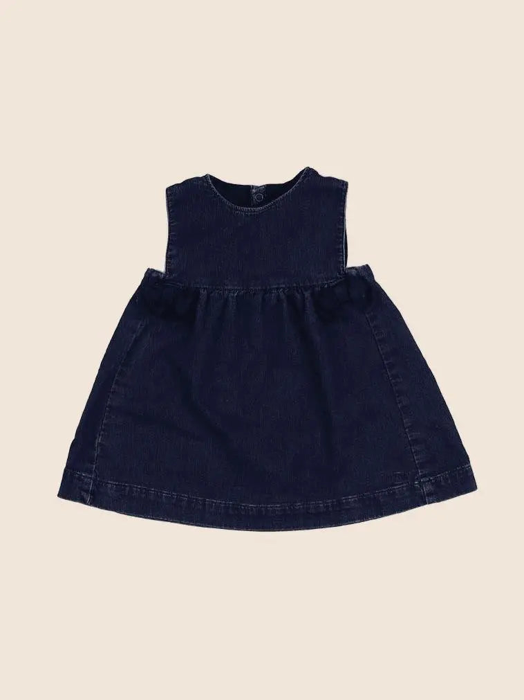 Petit Bateau - robe bleu - 18 mois