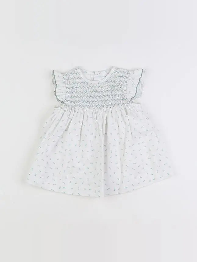 Dona Carmen - robe blanc, vert - 18 mois