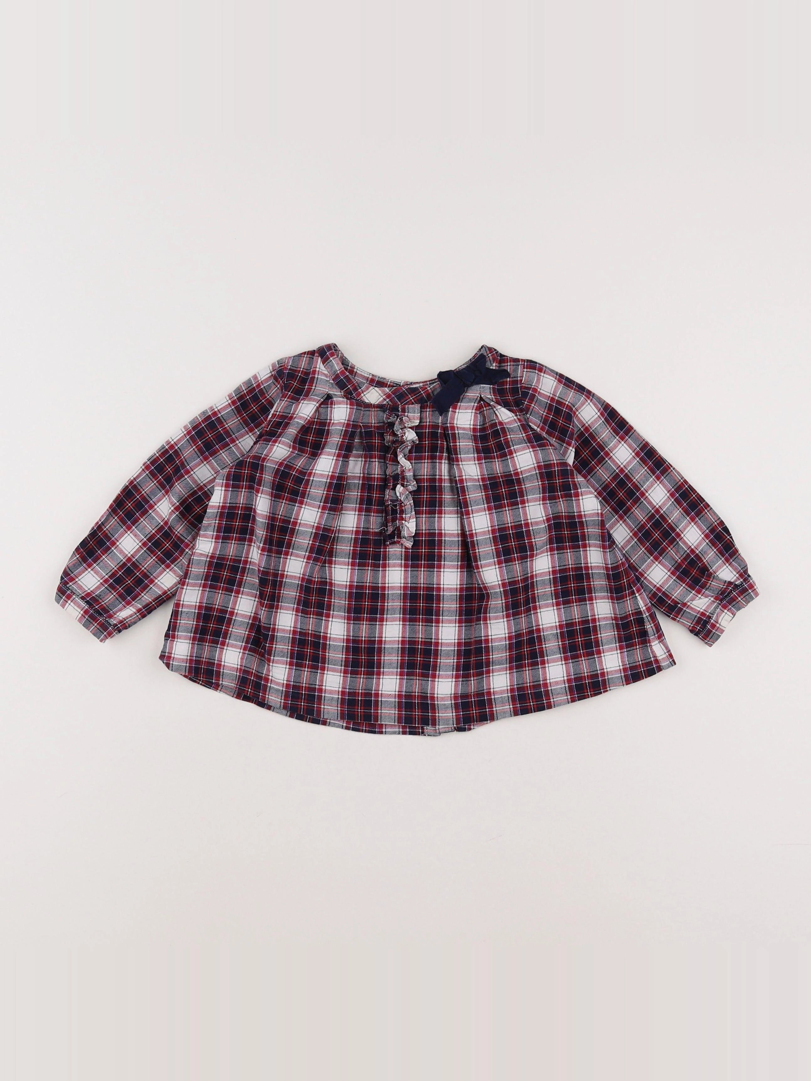 Jacadi - blouse multicolore - 12 mois