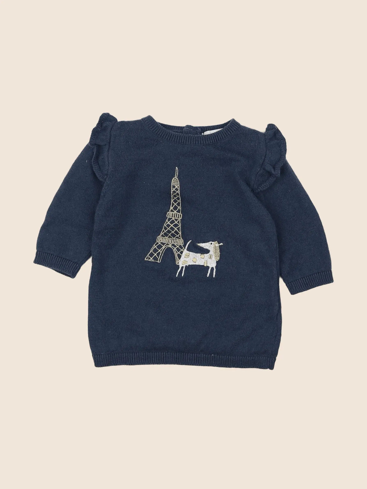 Vertbaudet - robe bleu - 3 mois