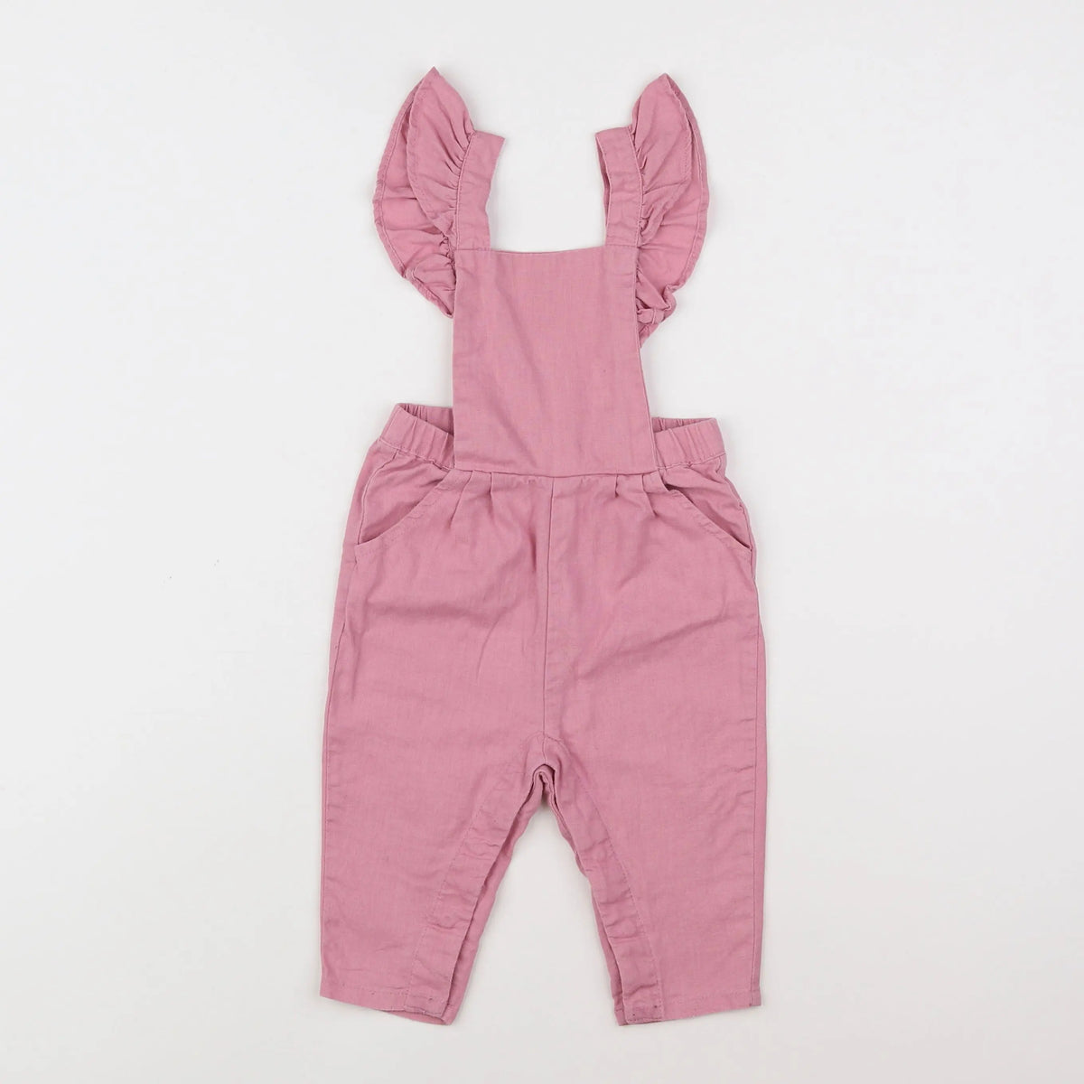 Vertbaudet - combinaison rose - 9 mois