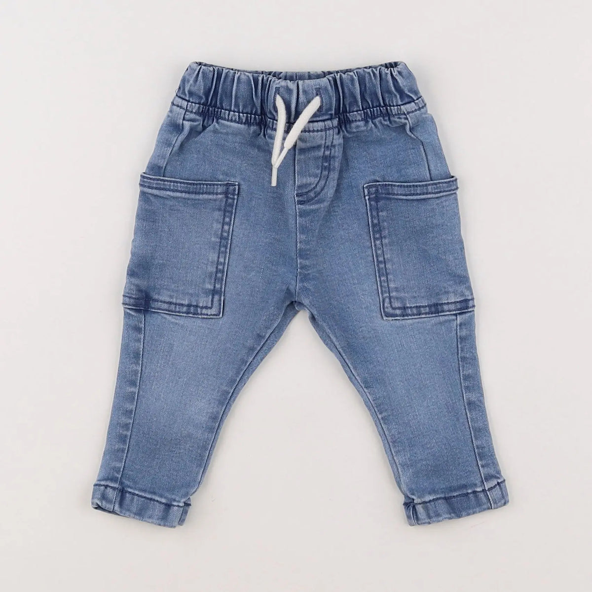 Vertbaudet - jean bleu - 3 mois
