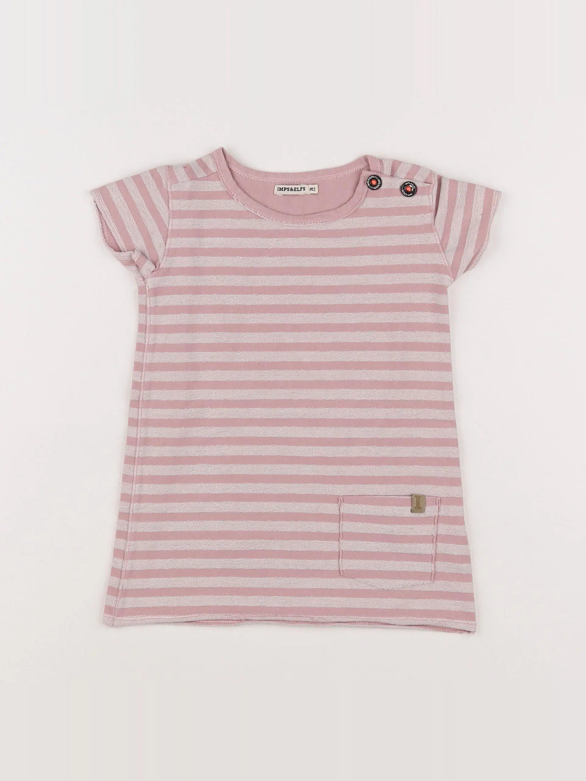 Imps & Elfs - robe rose, blanc - 9 ans