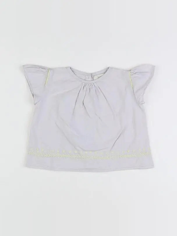 Bonnet à Pompon - blouse gris - 18 mois