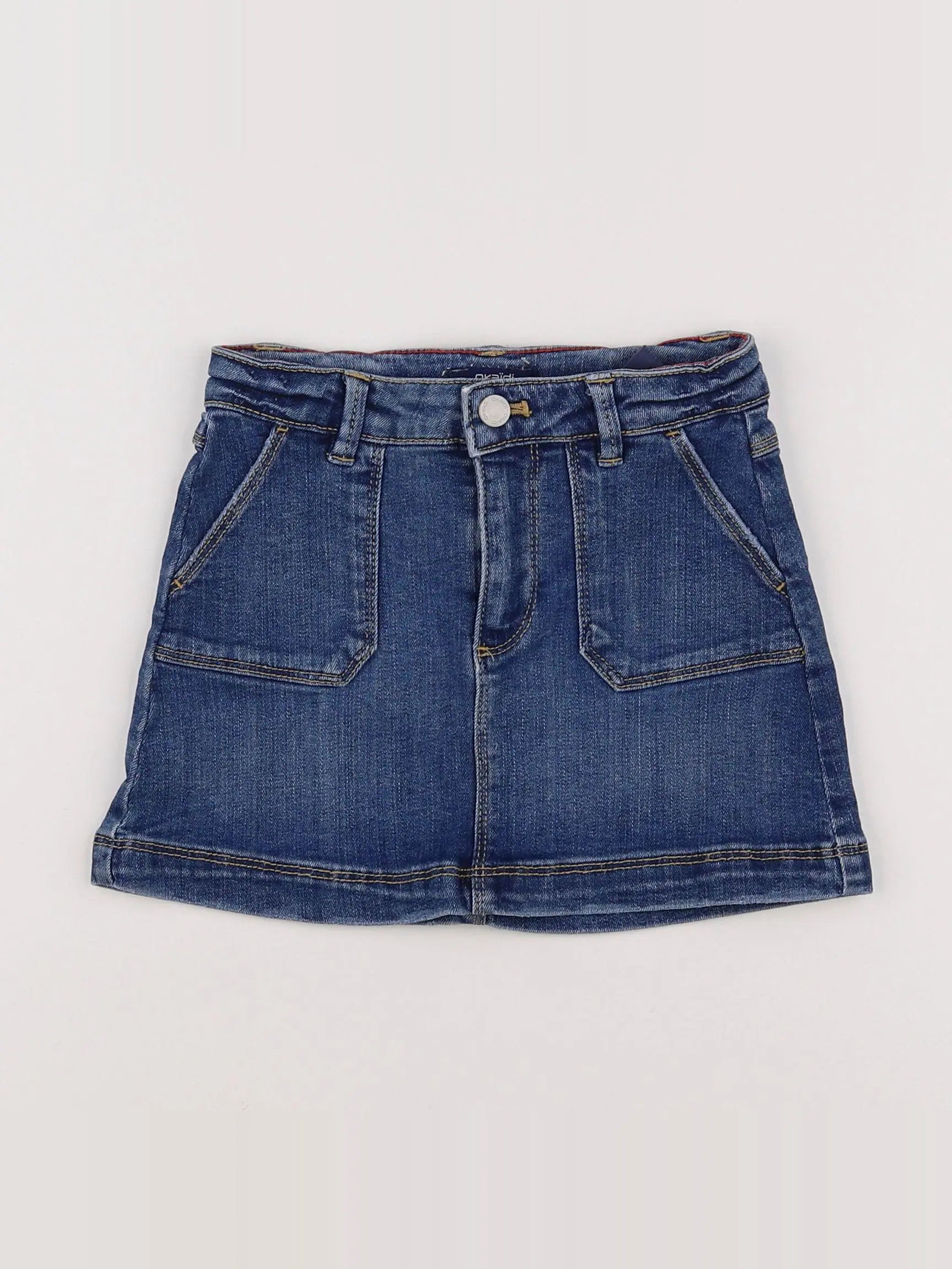 Okaidi - jupe bleu - 4 ans