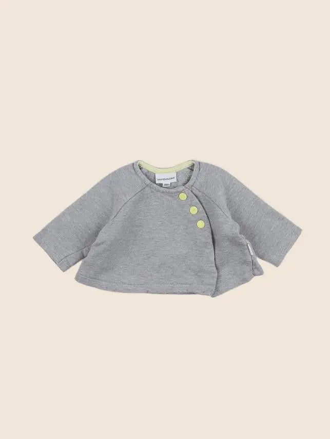 Vertbaudet - sweat gris - 3 mois