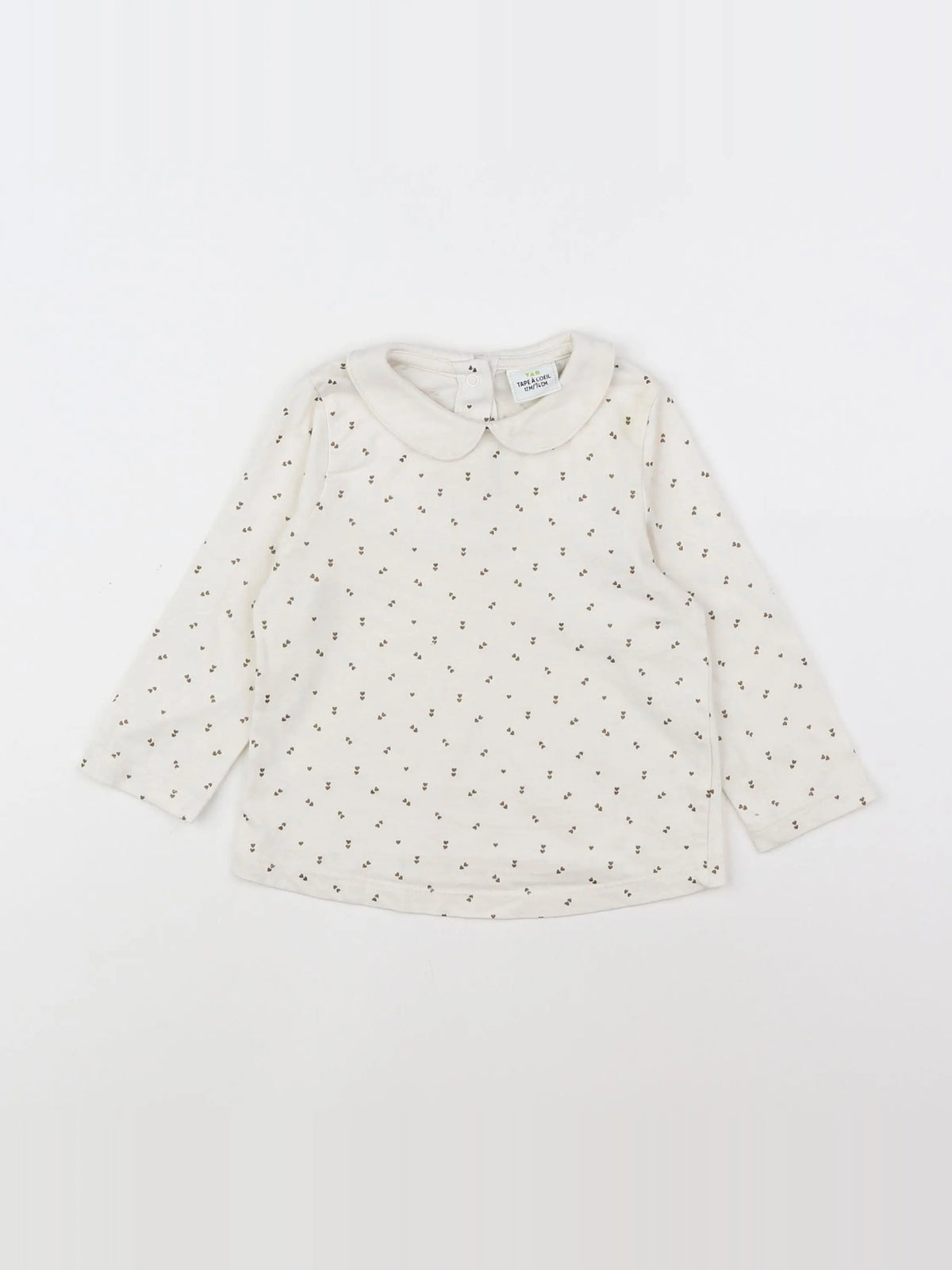 Tape à l'oeil - tee-shirt blanc - 12 mois