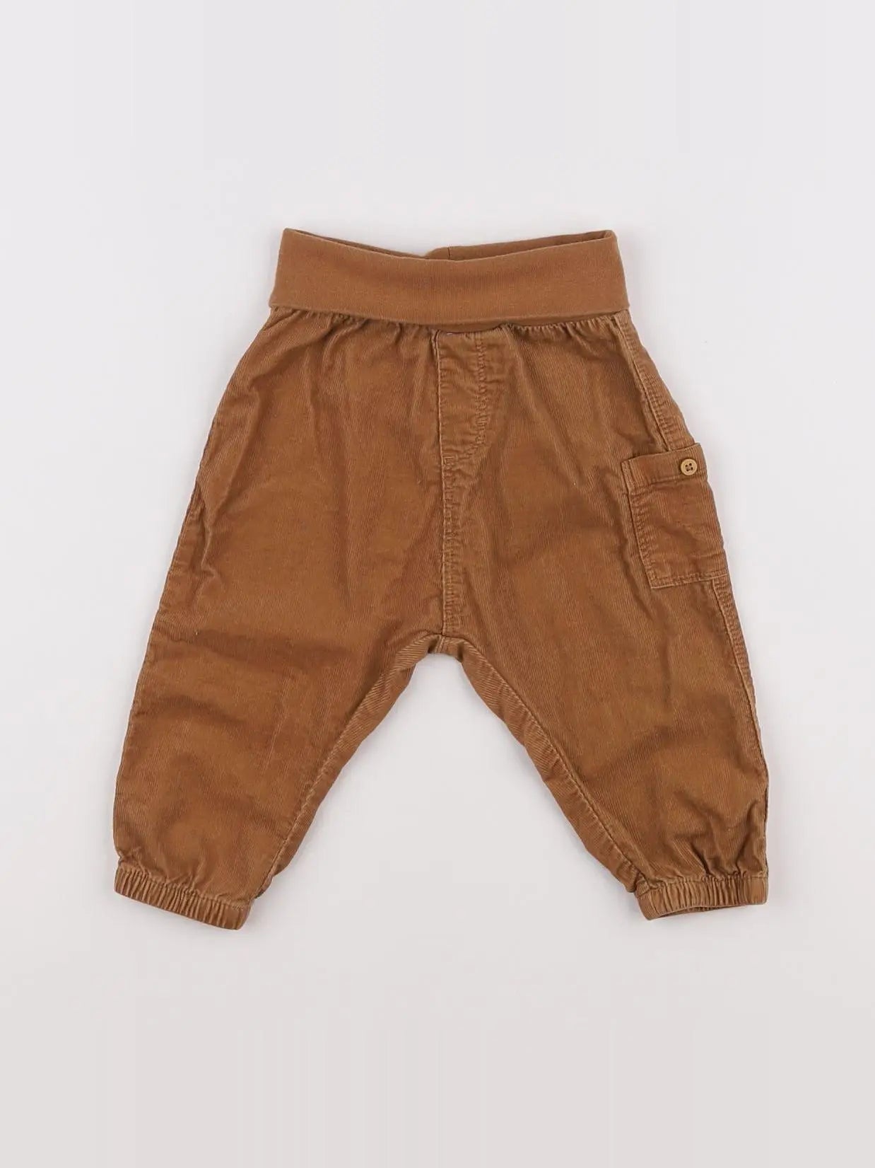 H&M - pantalon marron - 6/9 mois