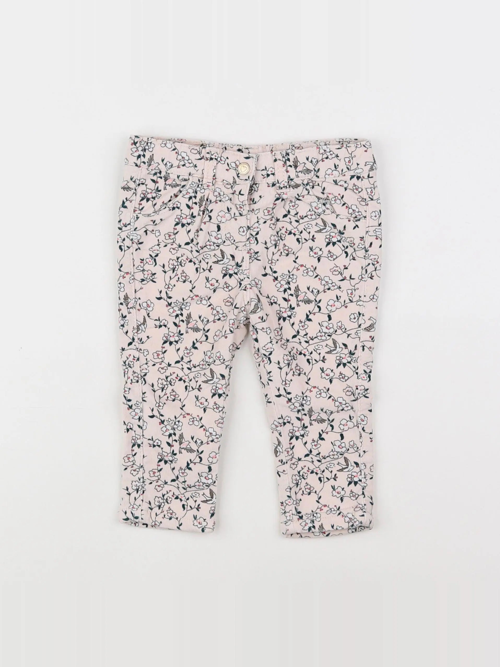 Tape à l'oeil - pantalon rose - 12 mois