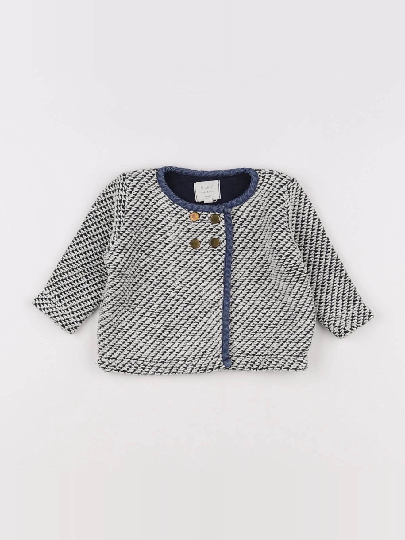 Blune - veste bleu - 12 mois