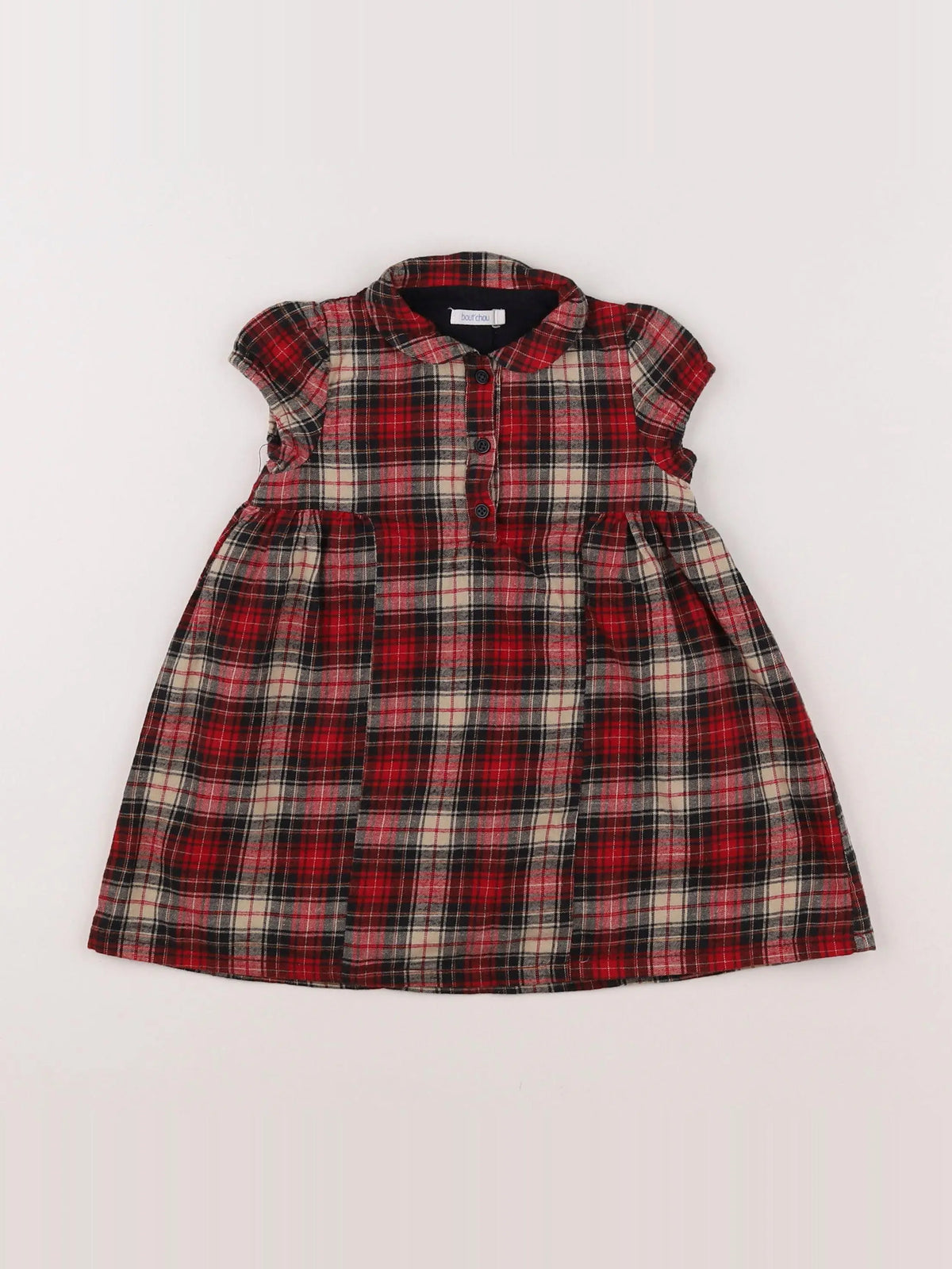 Boutchou - robe rouge - 9 mois