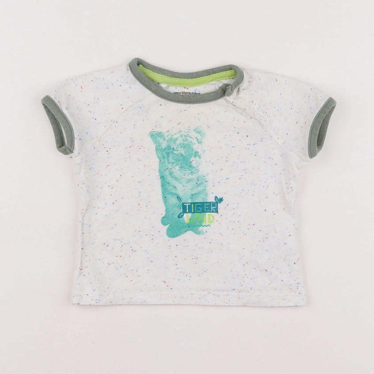 Vertbaudet - tee-shirt gris - 6 mois