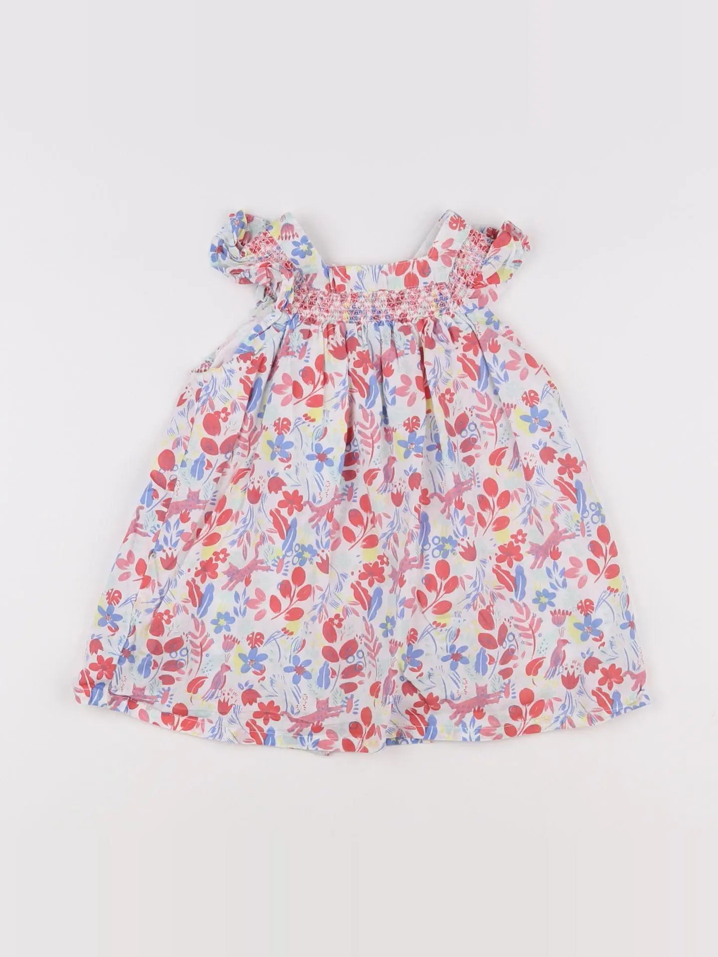 Cadet Rousselle - robe multicolore - 12 mois